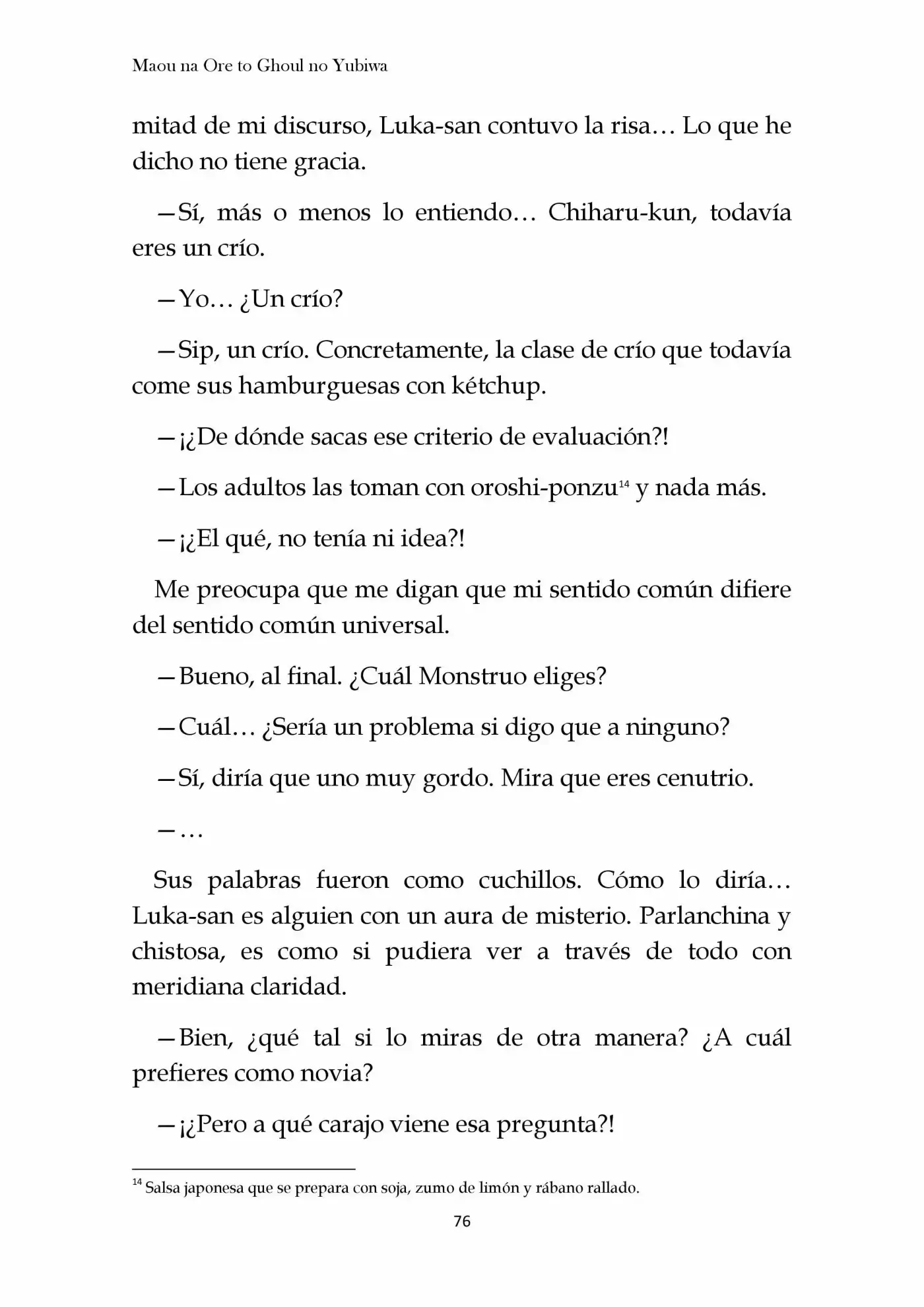 Maou Na Ore To Fushihime No Yubiwa (novela) - Capítulo 3 - Página 16 - LectorTMOo