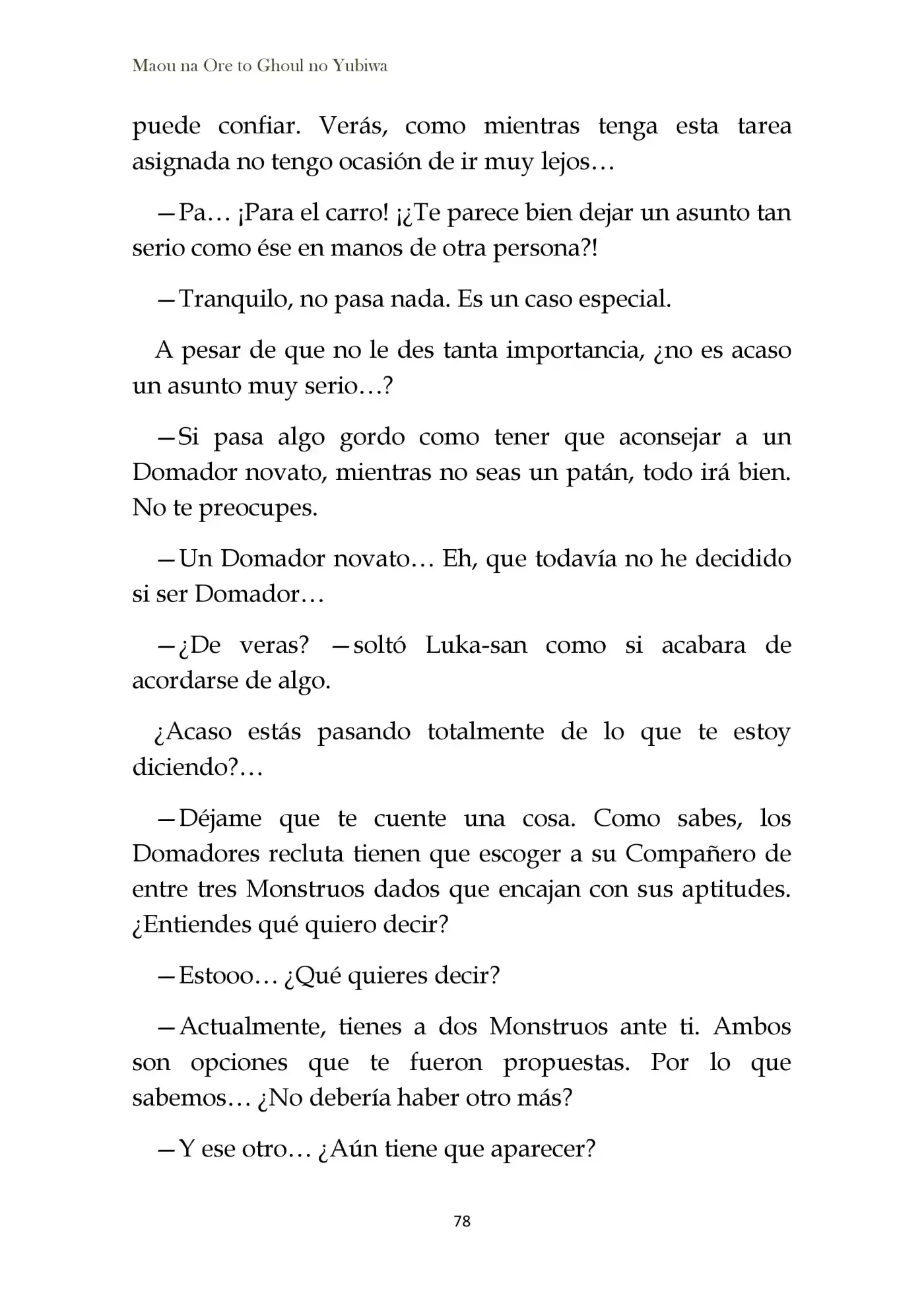 Maou Na Ore To Fushihime No Yubiwa (novela) - Capítulo 3 - Página 18 - LectorTMOo