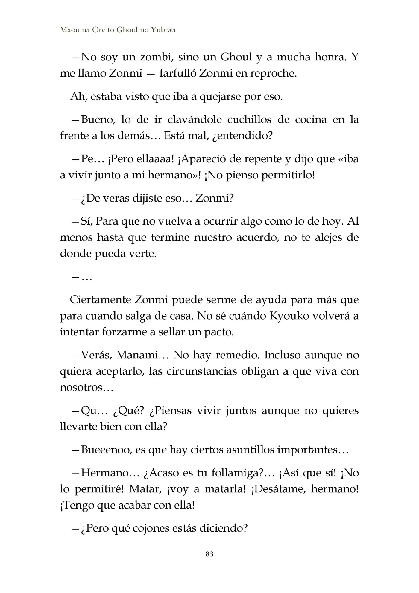 Maou Na Ore To Fushihime No Yubiwa (novela) - Capítulo 3 - Página 23 - LectorTMOo