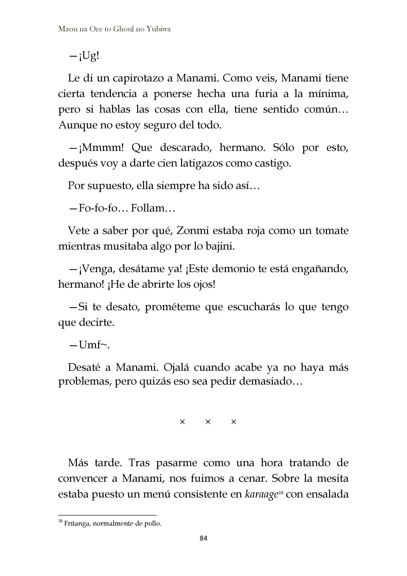 Maou Na Ore To Fushihime No Yubiwa (novela) - Capítulo 3 - Página 24 - LectorTMOo