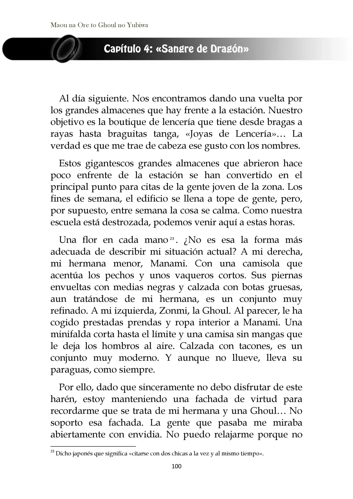 Maou Na Ore To Fushihime No Yubiwa (novela) - Capítulo 4 - Página 1 - LectorTMOo