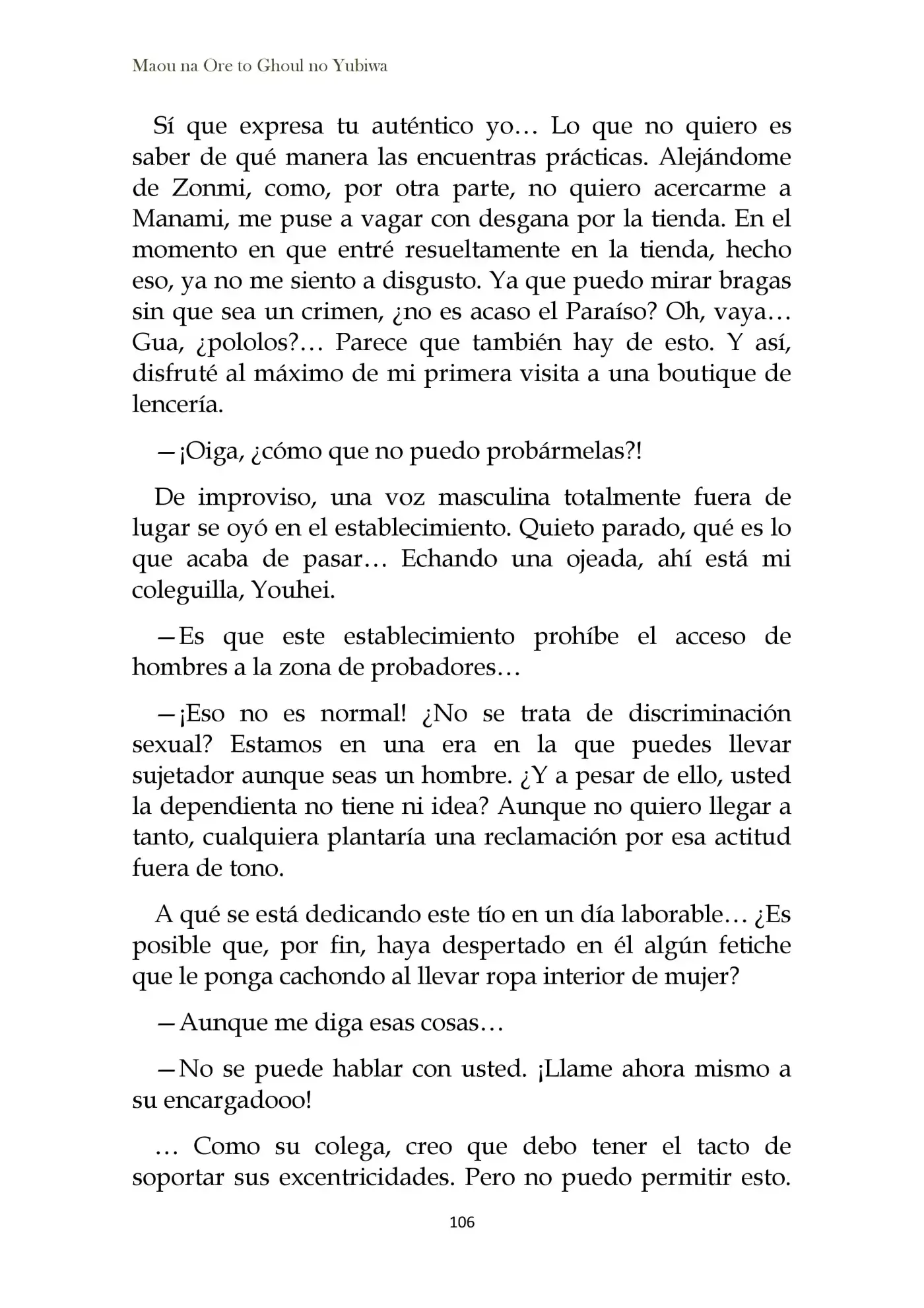 Maou Na Ore To Fushihime No Yubiwa (novela) - Capítulo 4 - Página 7 - LectorTMOo