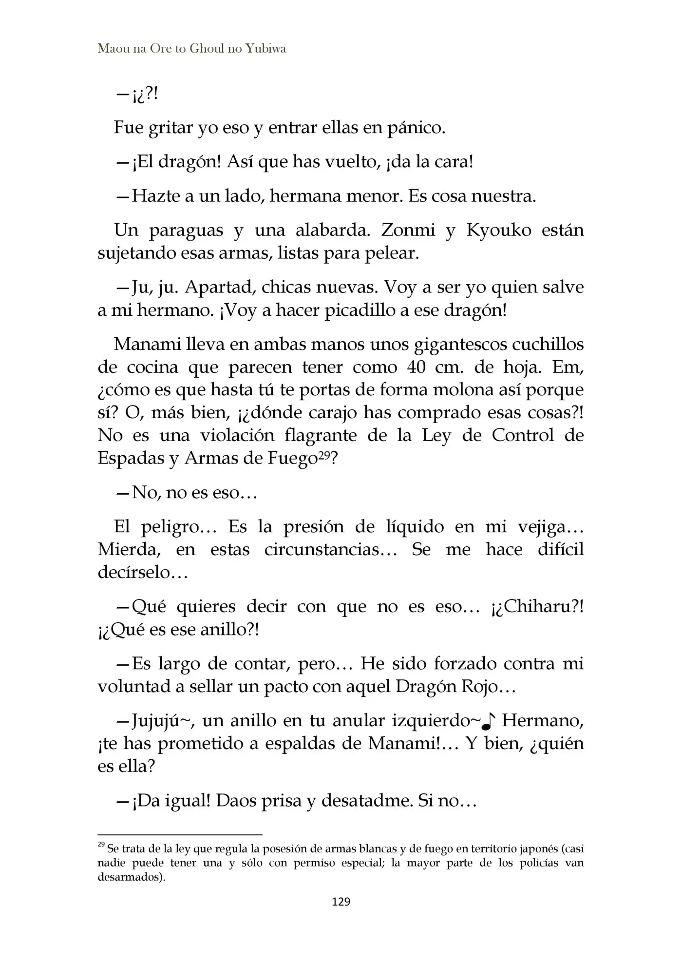 Maou Na Ore To Fushihime No Yubiwa (novela) - Capítulo 5 - Página 2 - LectorTMOo