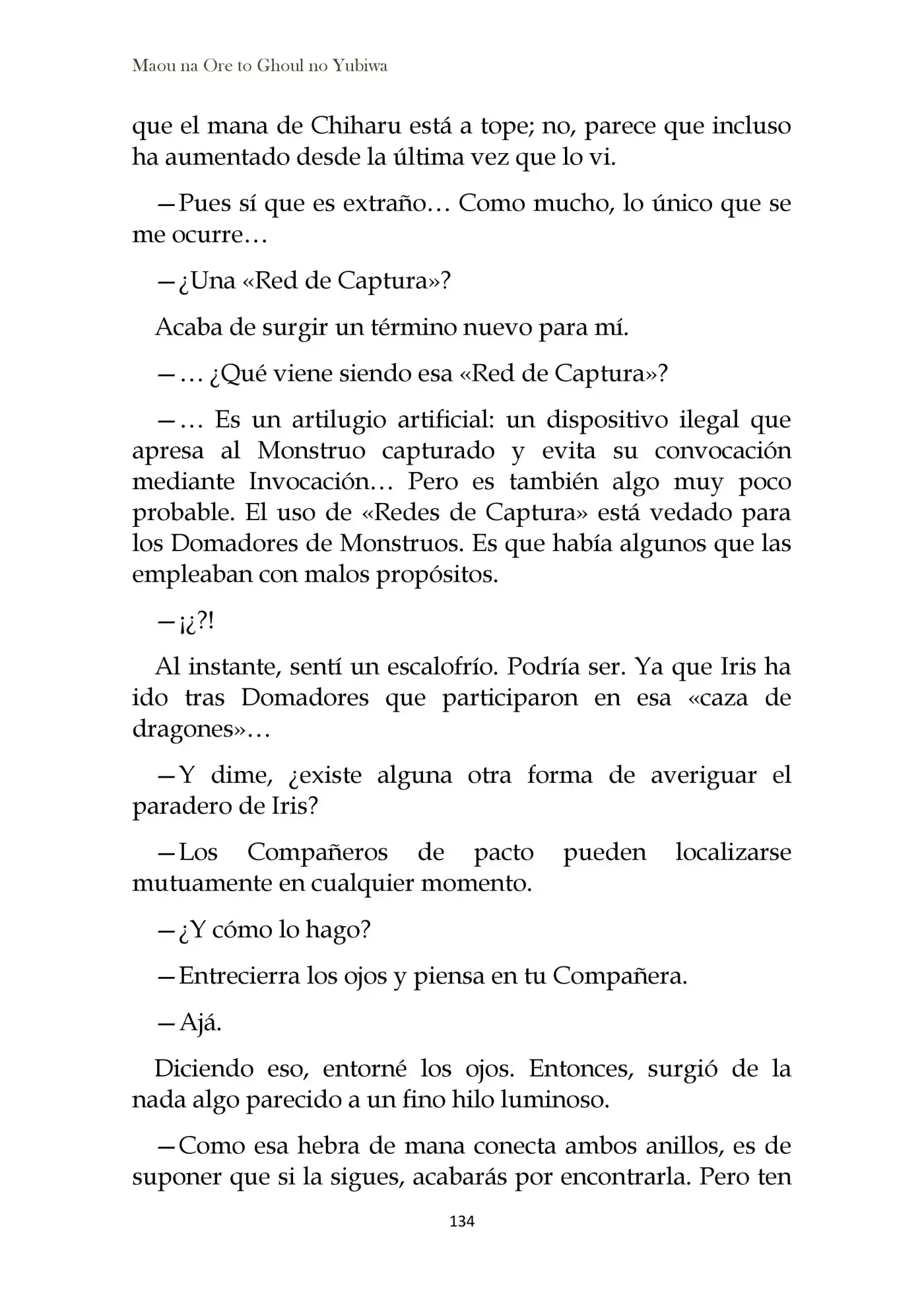 Maou Na Ore To Fushihime No Yubiwa (novela) - Capítulo 5 - Página 7 - LectorTMOo