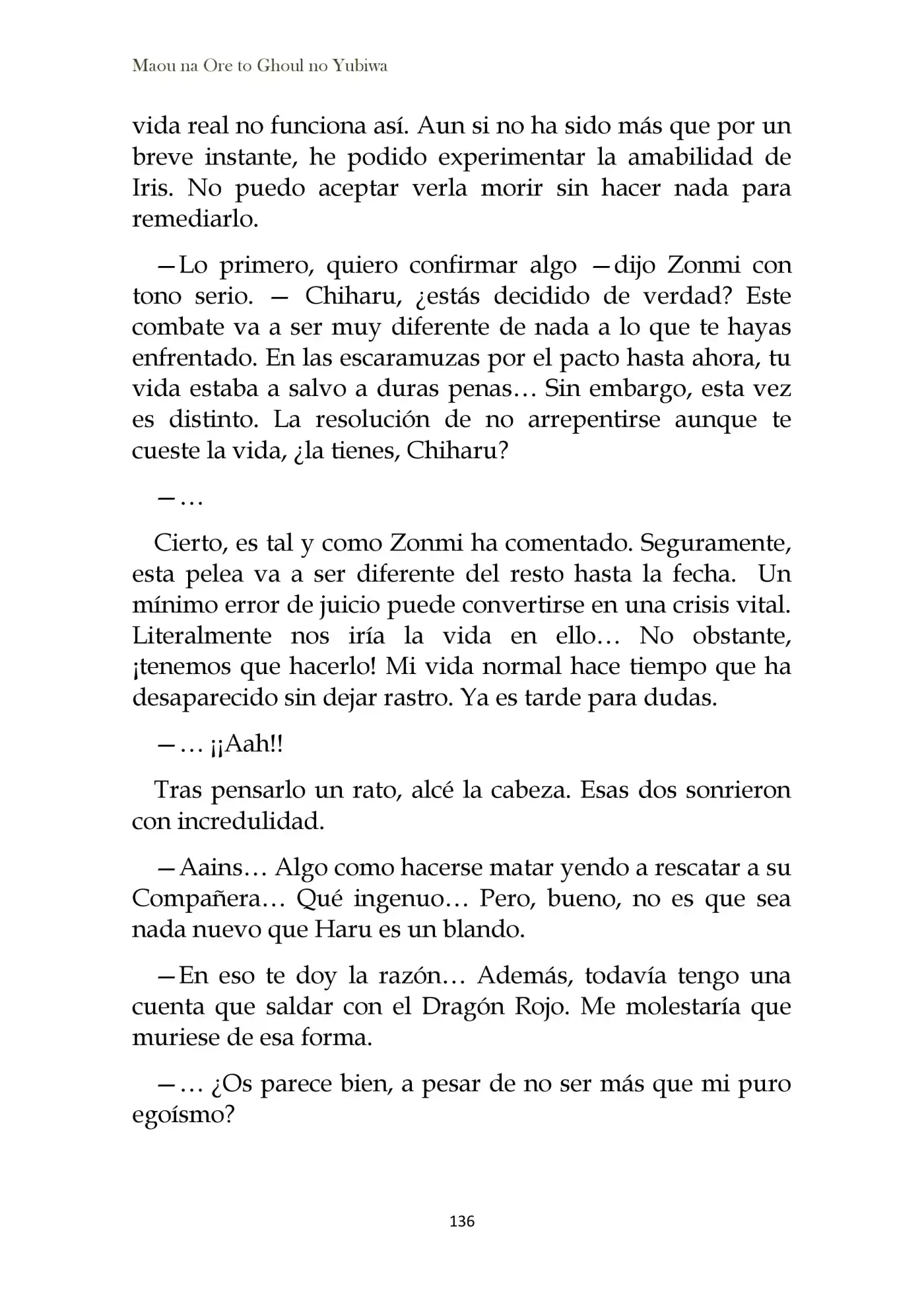 Maou Na Ore To Fushihime No Yubiwa (novela) - Capítulo 5 - Página 9 - LectorTMOo