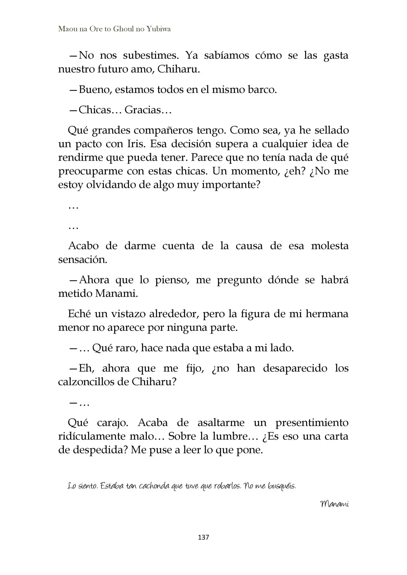 Maou Na Ore To Fushihime No Yubiwa (novela) - Capítulo 5 - Página 10 - LectorTMOo