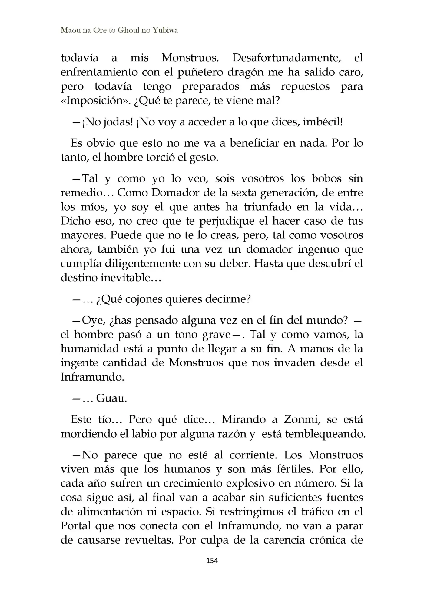 Maou Na Ore To Fushihime No Yubiwa (novela) - Capítulo 6 - Página 9 - LectorTMOo
