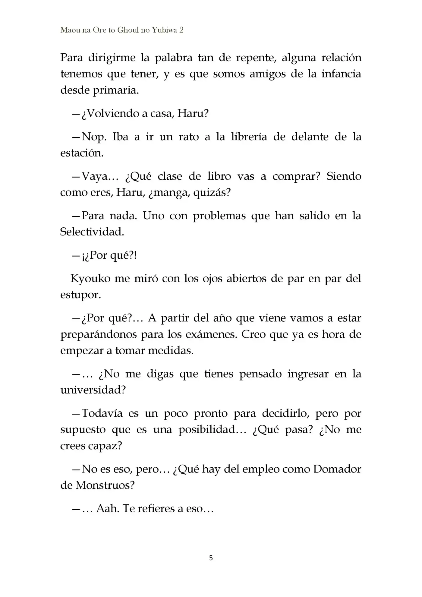 Maou Na Ore To Fushihime No Yubiwa (novela) - Capítulo 7 - Página 9 - LectorTMOo