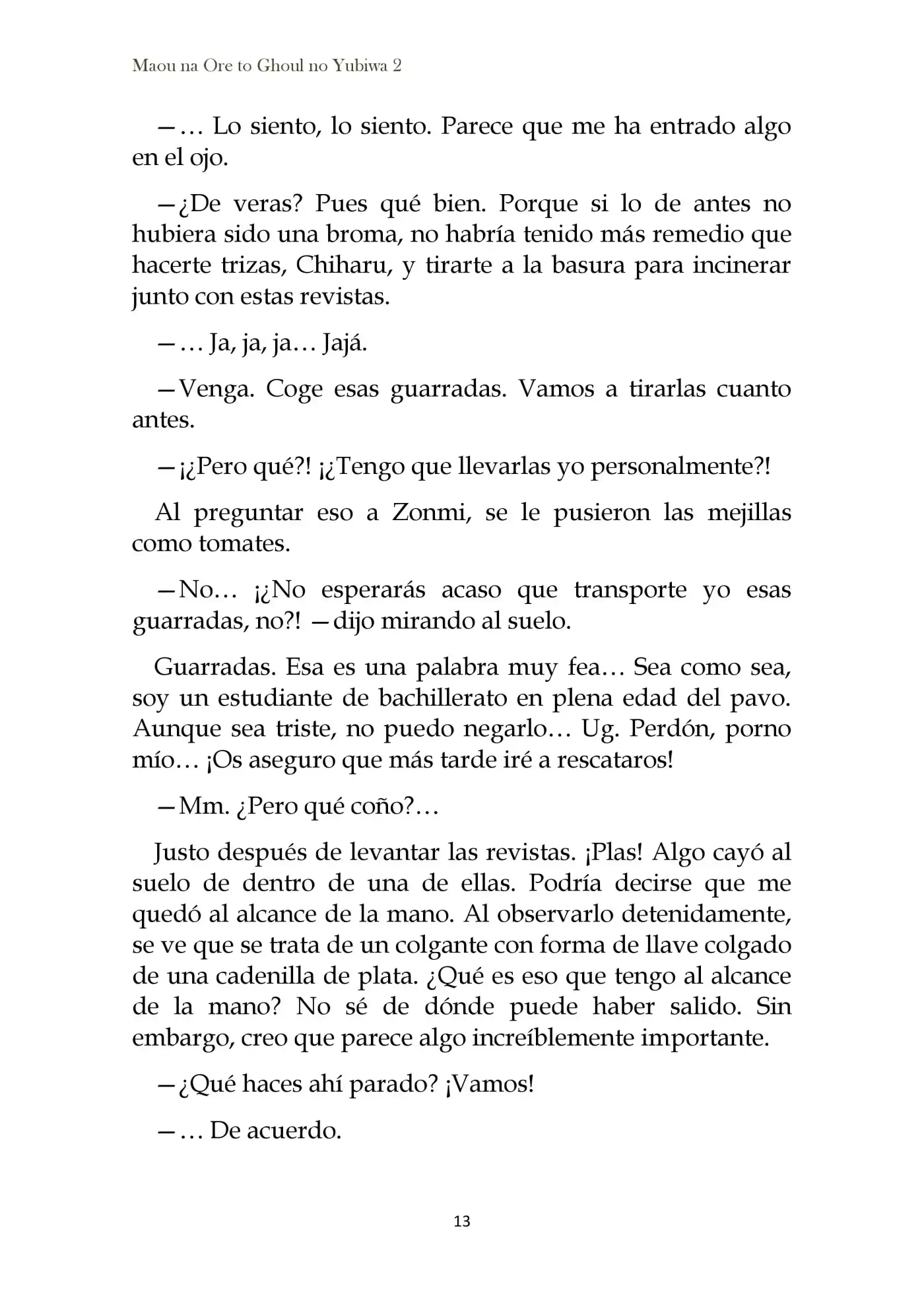 Maou Na Ore To Fushihime No Yubiwa (novela) - Capítulo 7 - Página 17 - LectorTMOo