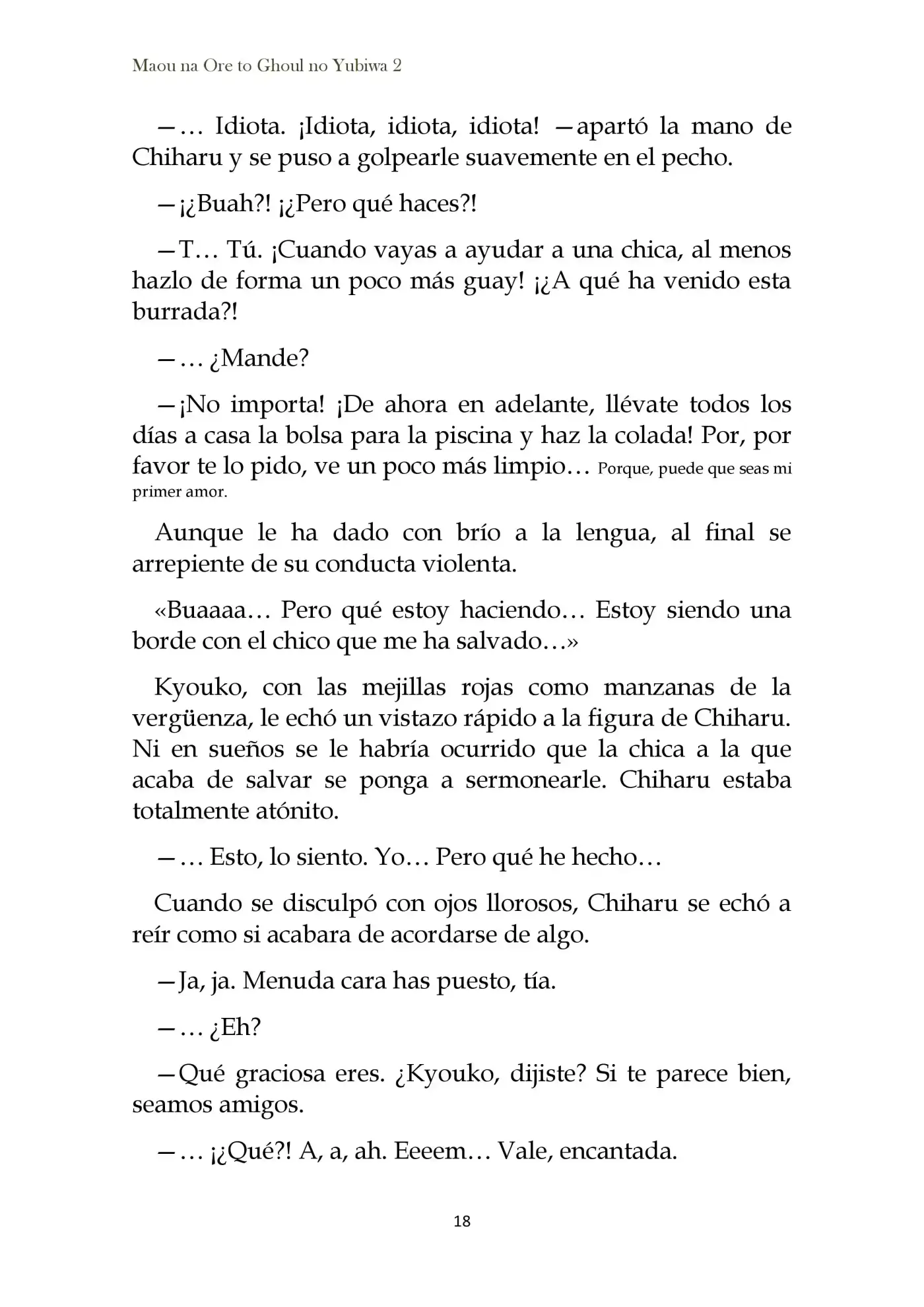 Maou Na Ore To Fushihime No Yubiwa (novela) - Capítulo 7 - Página 22 - LectorTMOo