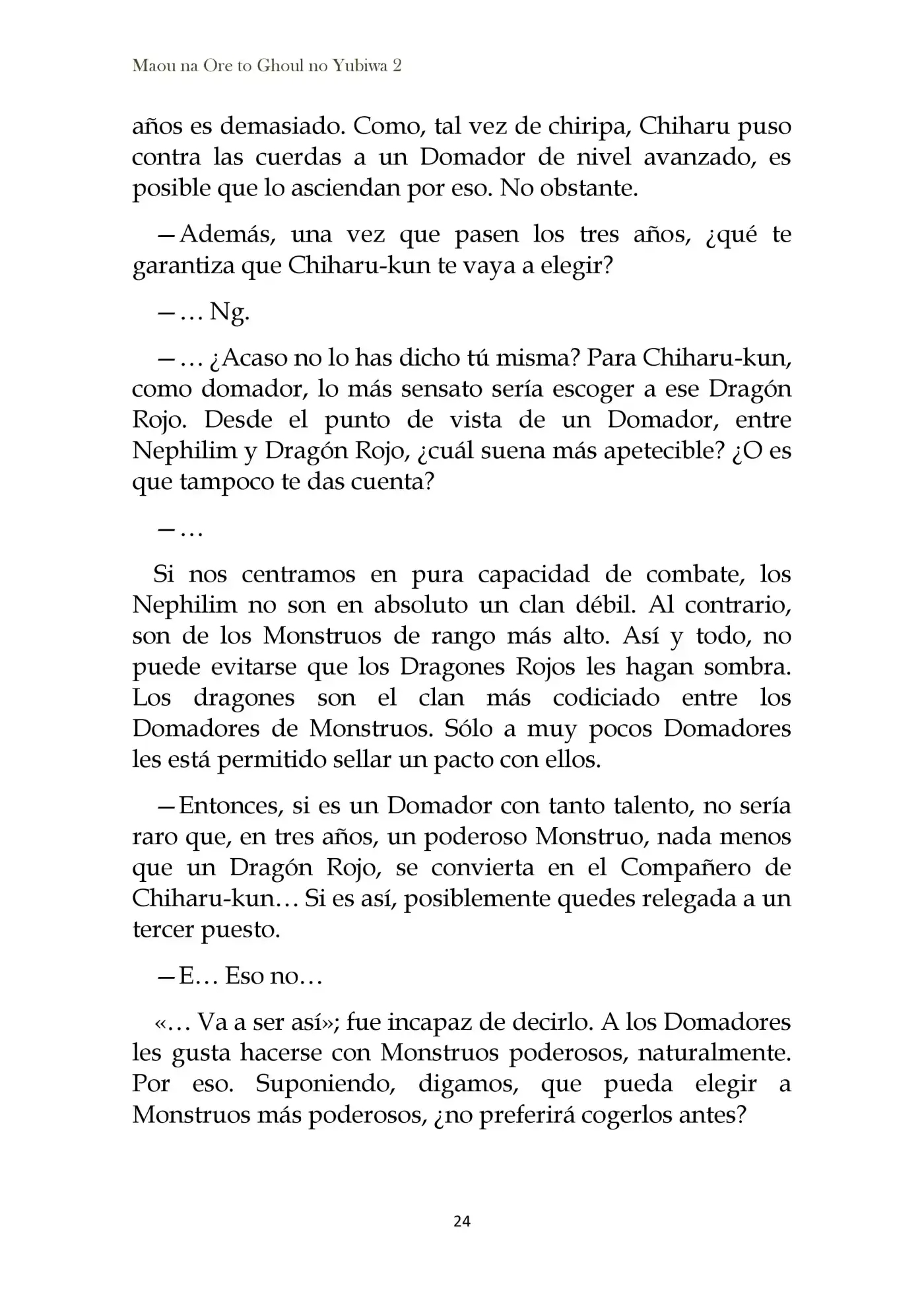 Maou Na Ore To Fushihime No Yubiwa (novela) - Capítulo 7 - Página 28 - LectorTMOo