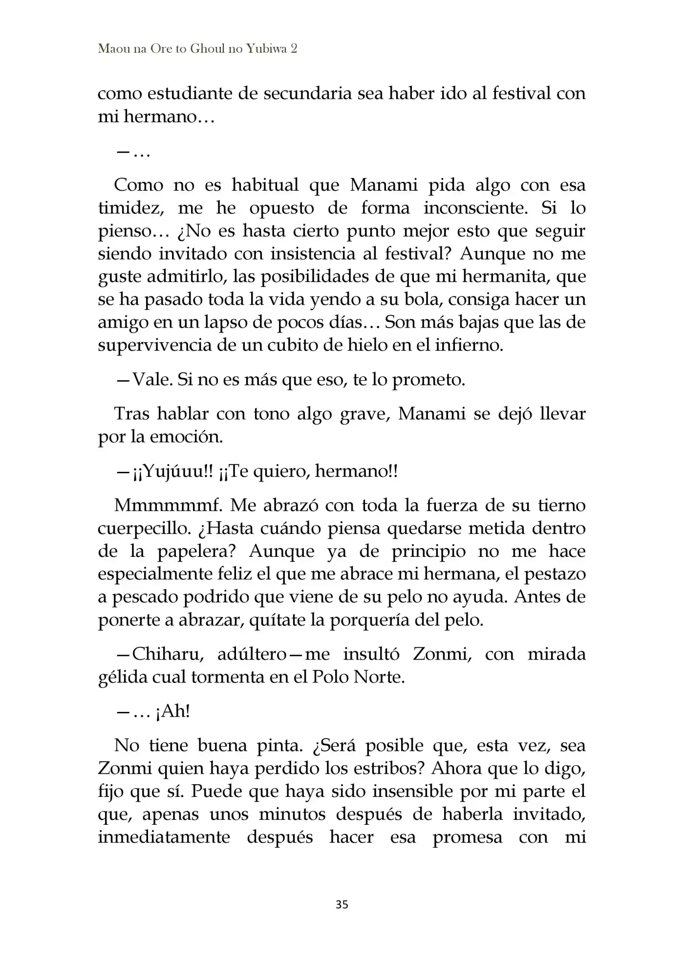 Maou Na Ore To Fushihime No Yubiwa (novela) - Capítulo 8 - Página 9 - LectorTMOo
