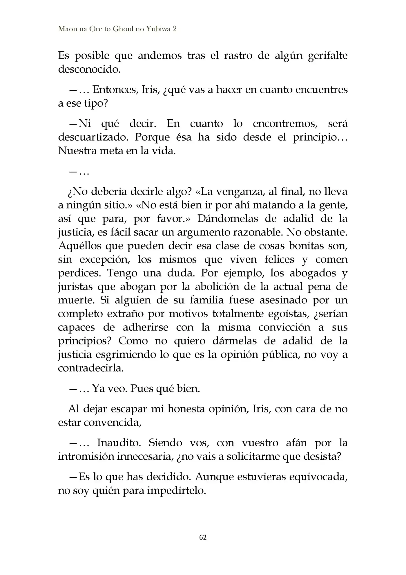 Maou Na Ore To Fushihime No Yubiwa (novela) - Capítulo 9 - Página 8 - LectorTMOo