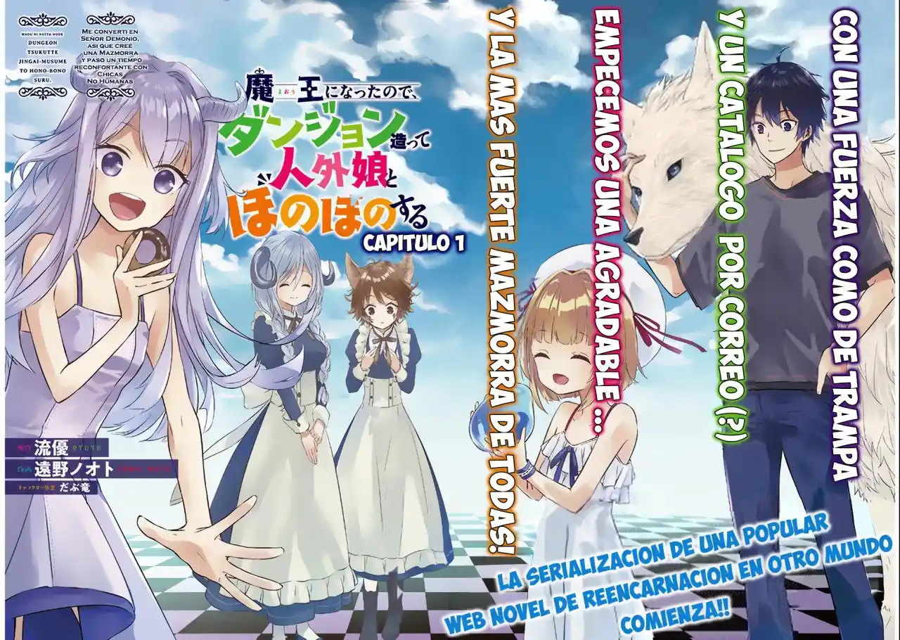 Maou Ni Natta Node, Dungeon Tsukutte Jingai Musume To Honobono Suru - Capítulo 1.1 - Página 4 - LectorTMOo