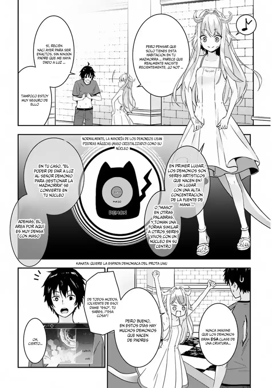 Maou Ni Natta Node, Dungeon Tsukutte Jingai Musume To Honobono Suru - Capítulo 1.2 - Página 12 - LectorTMOo