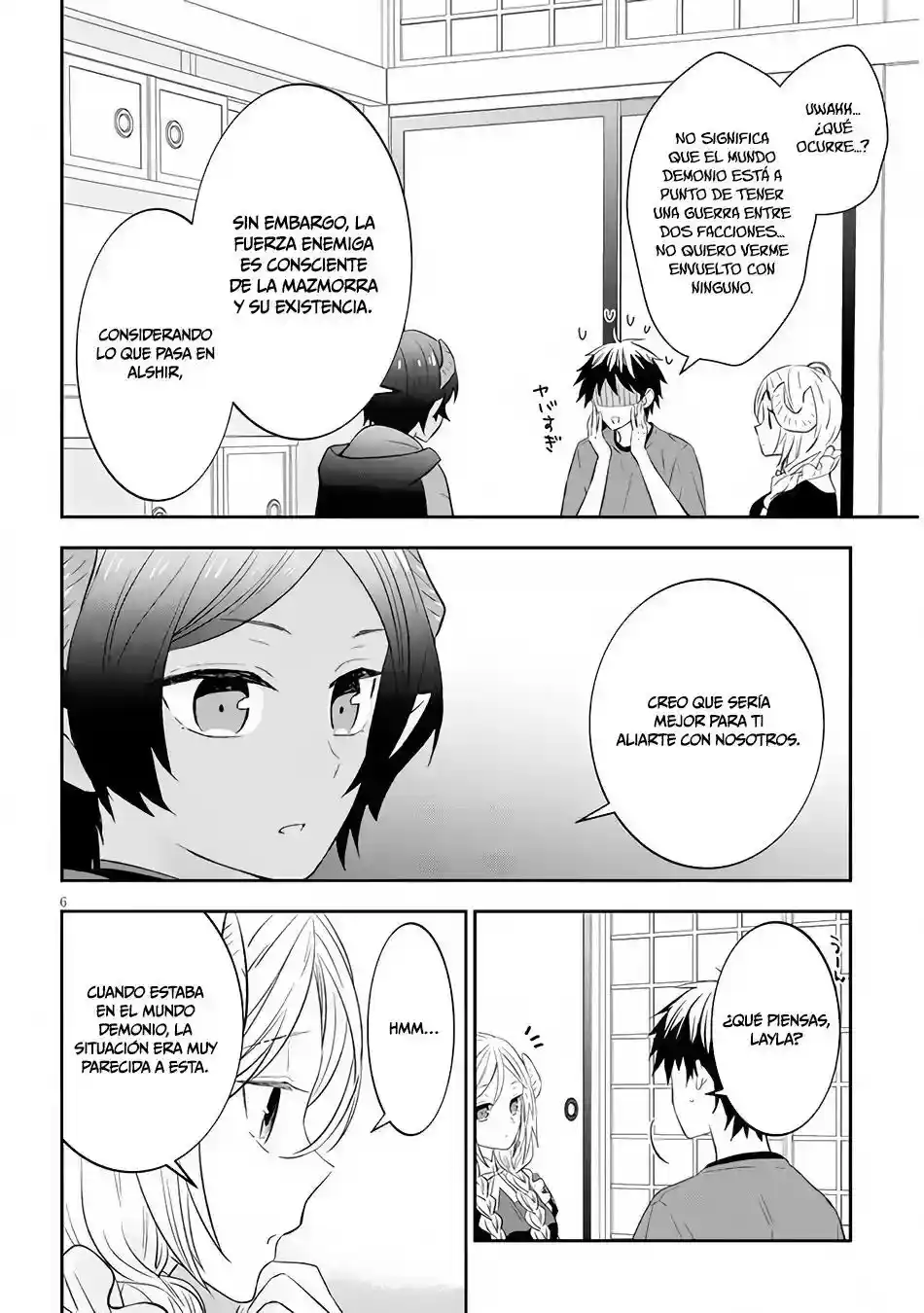Maou Ni Natta Node, Dungeon Tsukutte Jingai Musume To Honobono Suru - Capítulo 50.1 - Página 8 - LectorTMOo