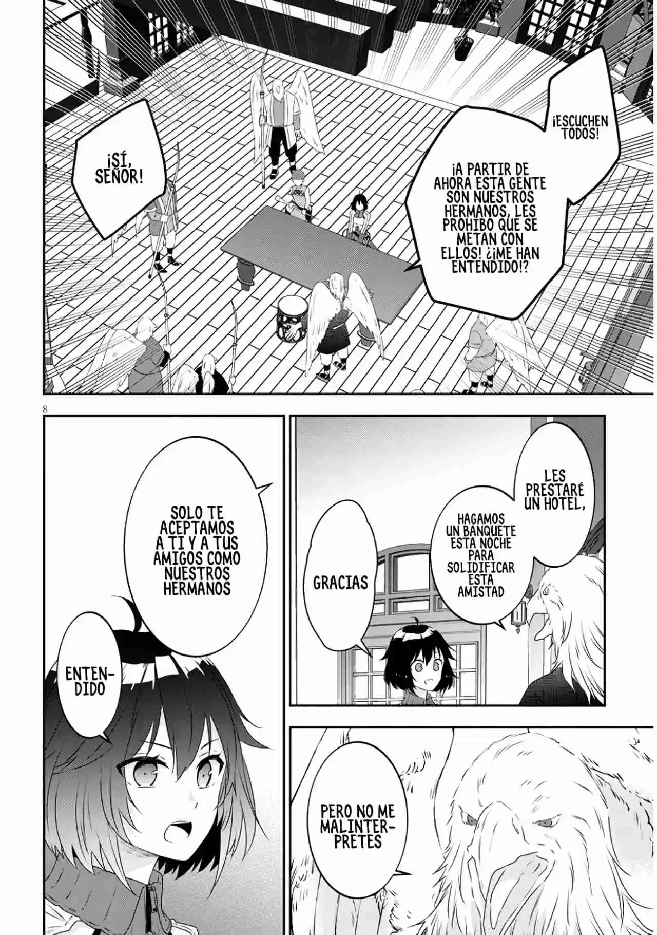 Maou Ni Natta Node, Dungeon Tsukutte Jingai Musume To Honobono Suru - Capítulo 64.10 - Página 8 - LectorTMOo