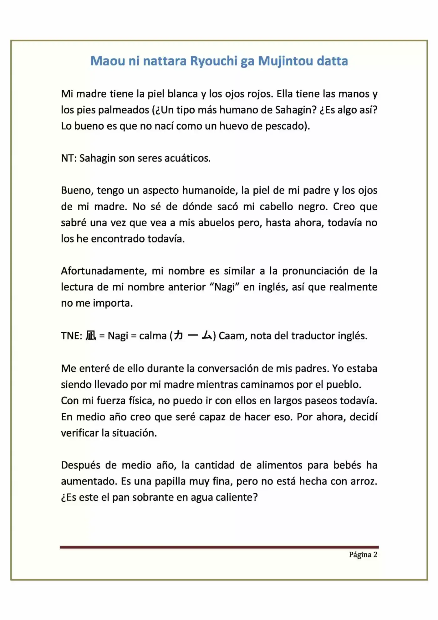 Maou Ni Nattara Ryouchi Ga Mujintou Datta (Novela) - Capítulo 1 - Página 2 - LectorTMOo