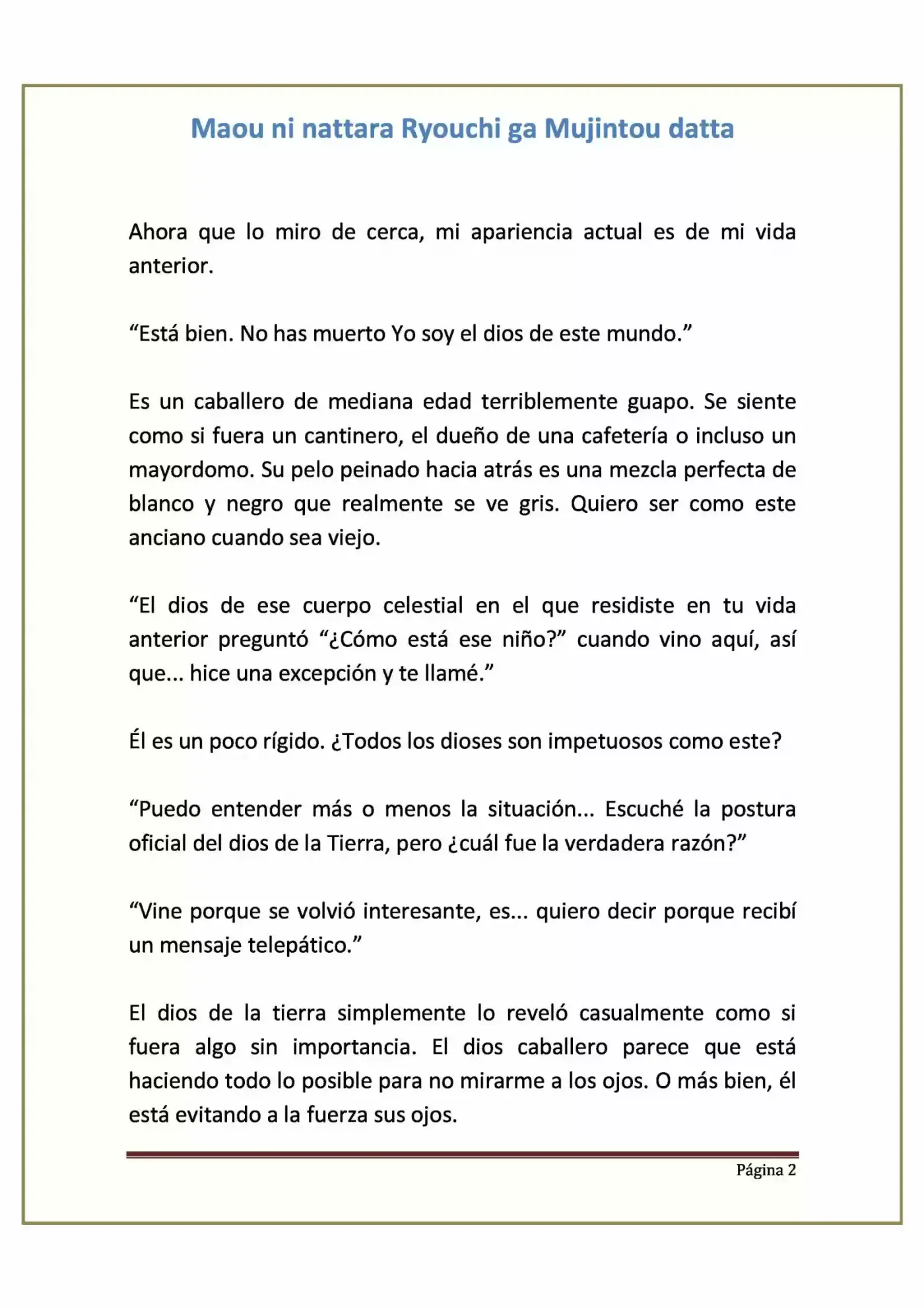 Maou Ni Nattara Ryouchi Ga Mujintou Datta (Novela) - Capítulo 10 - Página 2 - LectorTMOo
