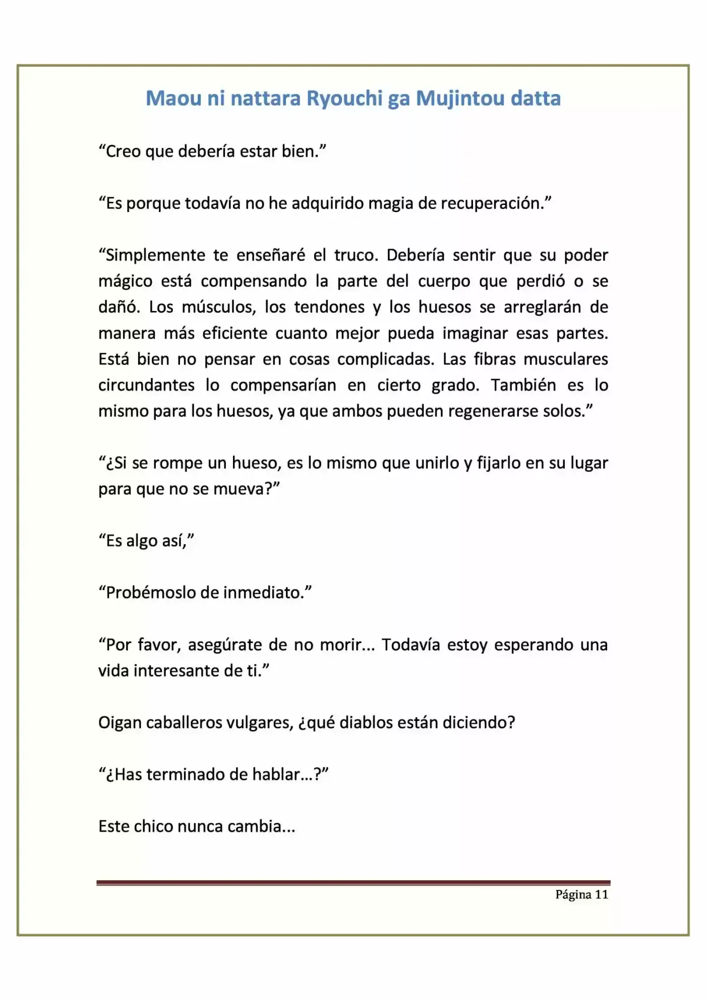 Maou Ni Nattara Ryouchi Ga Mujintou Datta (Novela) - Capítulo 10 - Página 11 - LectorTMOo