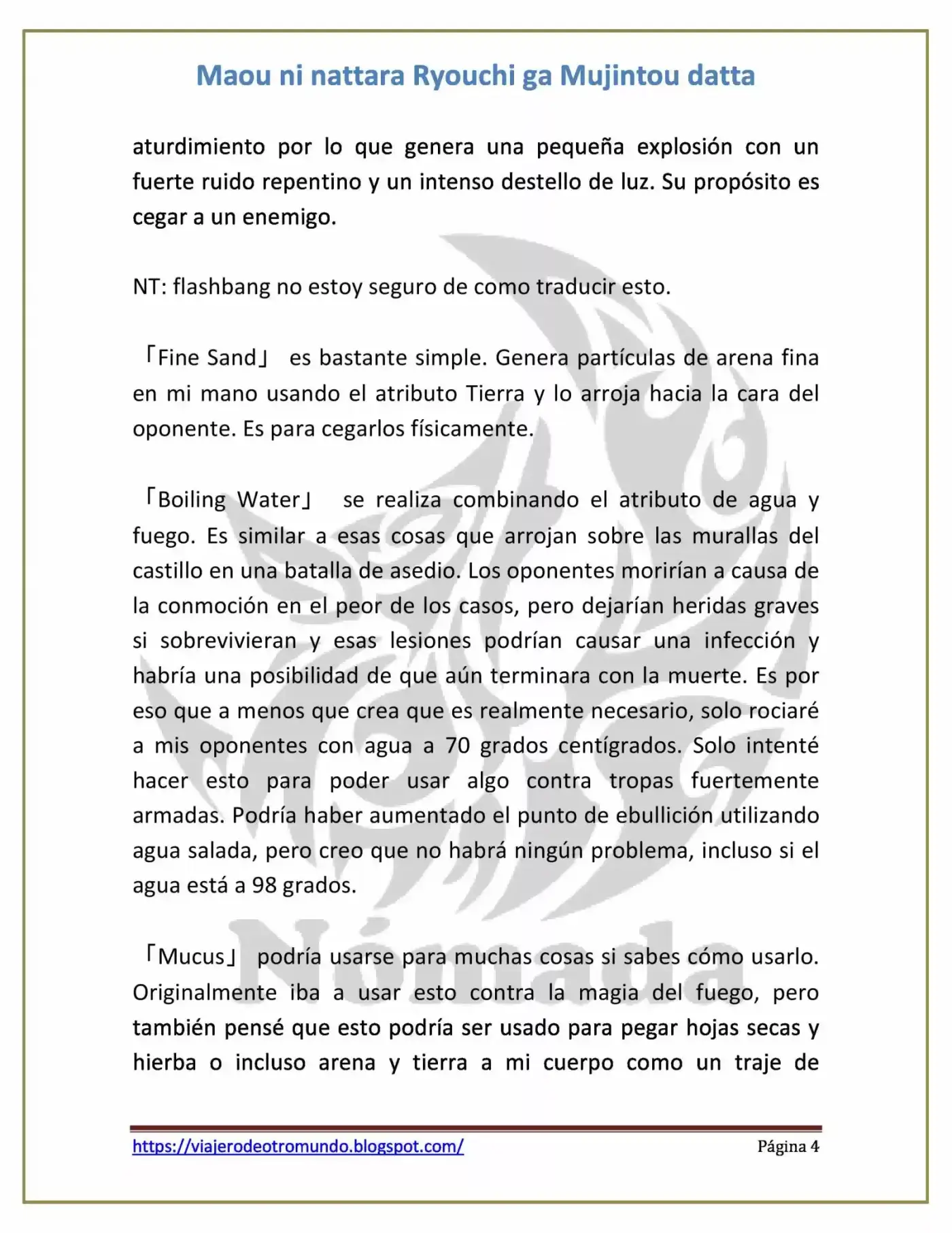 Maou Ni Nattara Ryouchi Ga Mujintou Datta (Novela) - Capítulo 11 - Página 4 - LectorTMOo