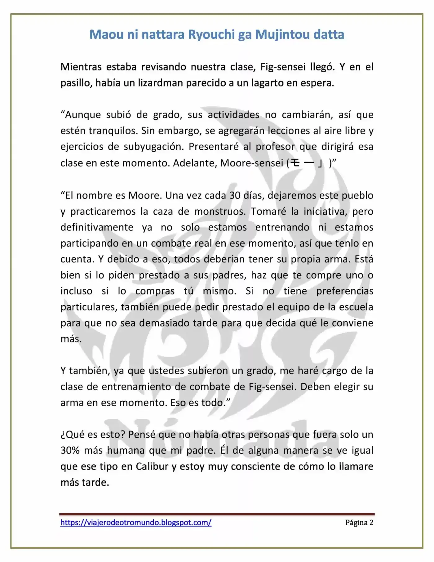 Maou Ni Nattara Ryouchi Ga Mujintou Datta (Novela) - Capítulo 12 - Página 2 - LectorTMOo