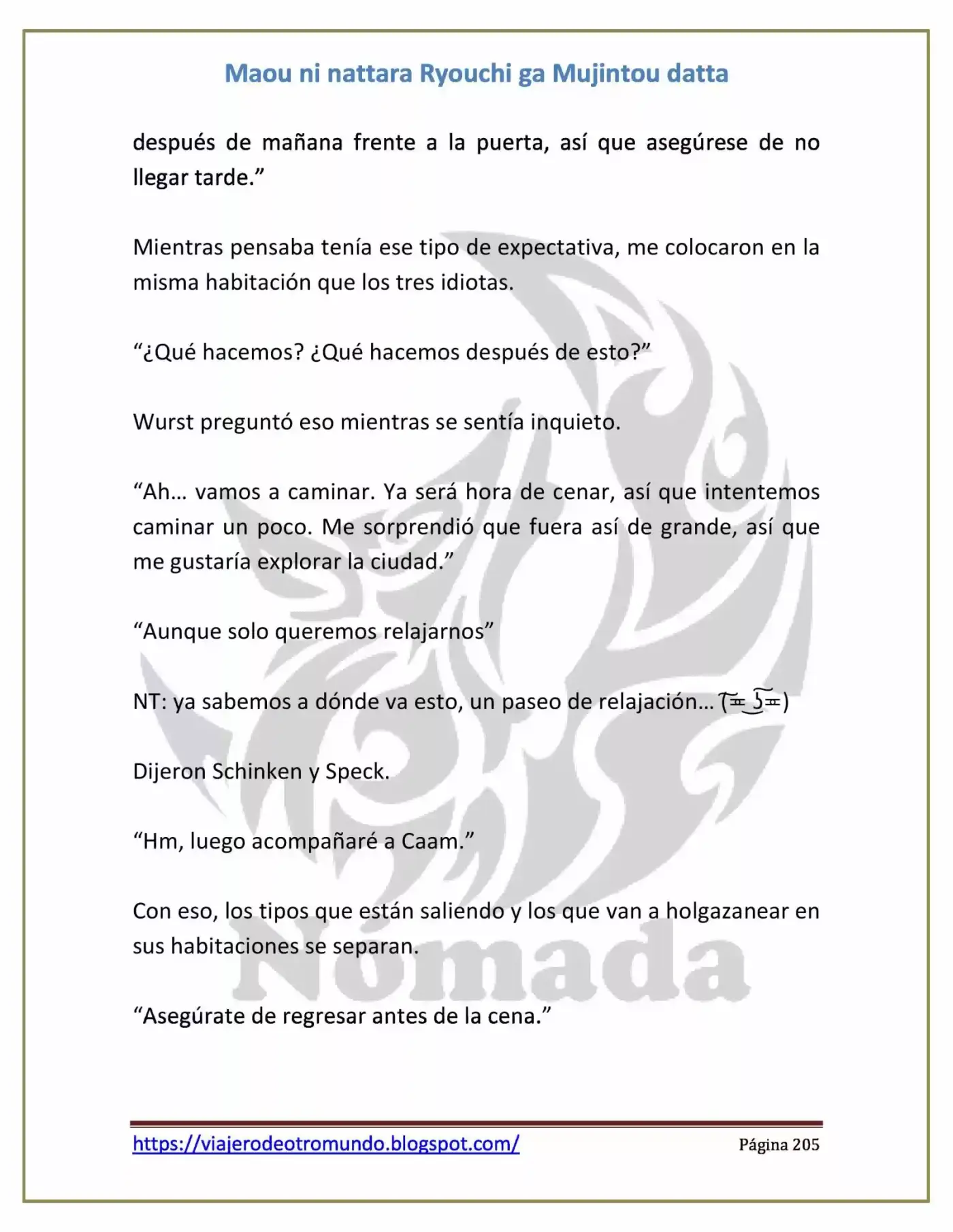 Maou Ni Nattara Ryouchi Ga Mujintou Datta (Novela) - Capítulo 16 - Página 10 - LectorTMOo