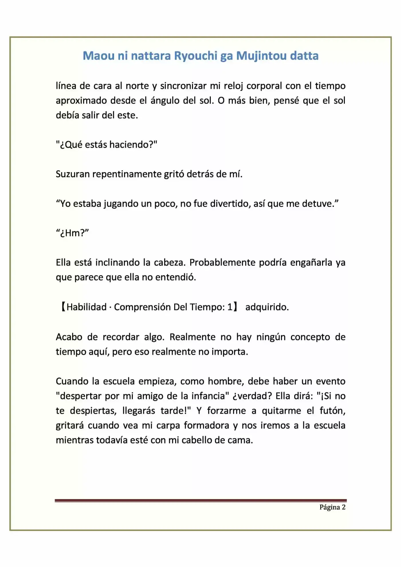Maou Ni Nattara Ryouchi Ga Mujintou Datta (Novela) - Capítulo 2 - Página 2 - LectorTMOo