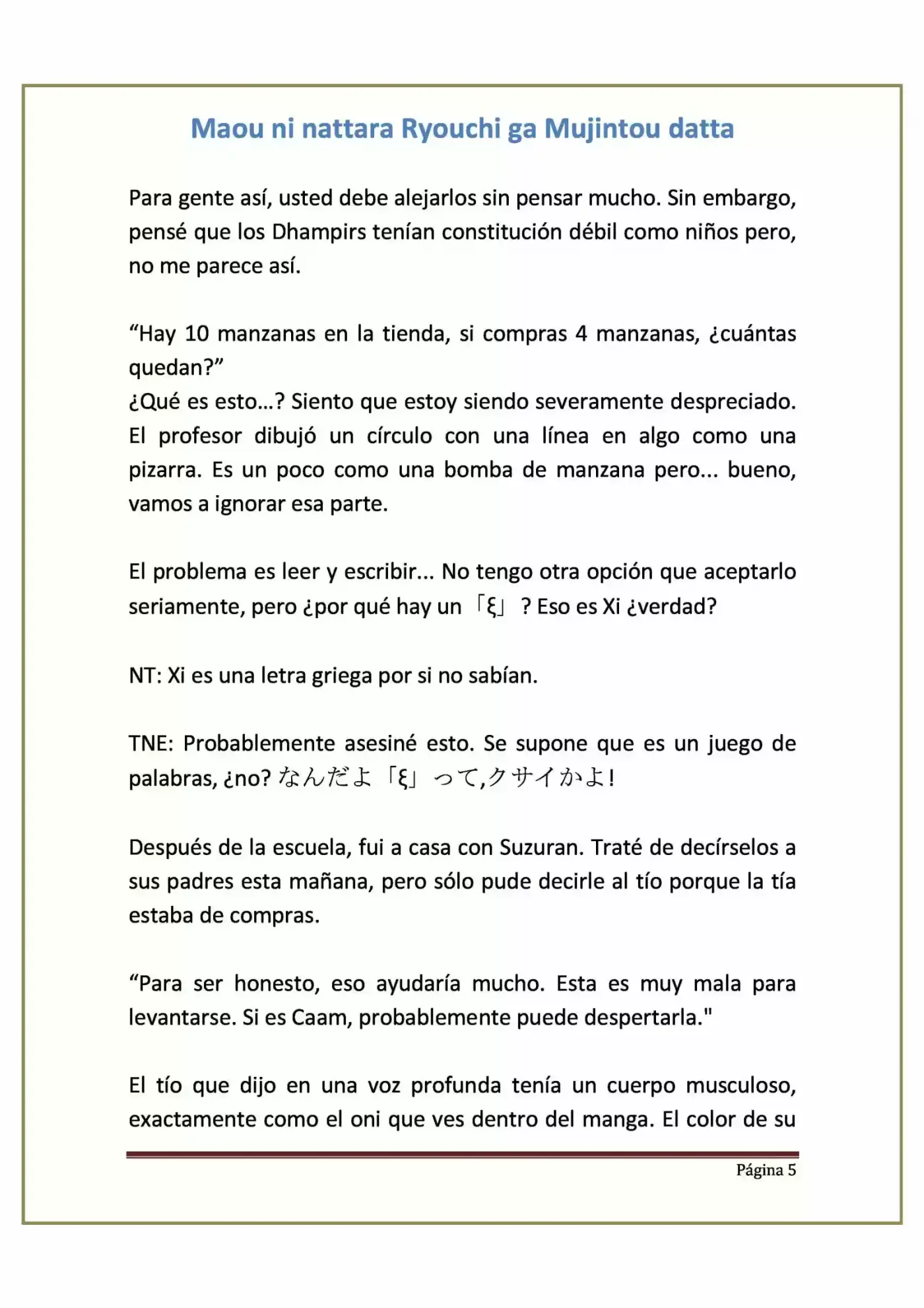 Maou Ni Nattara Ryouchi Ga Mujintou Datta (Novela) - Capítulo 2 - Página 5 - LectorTMOo