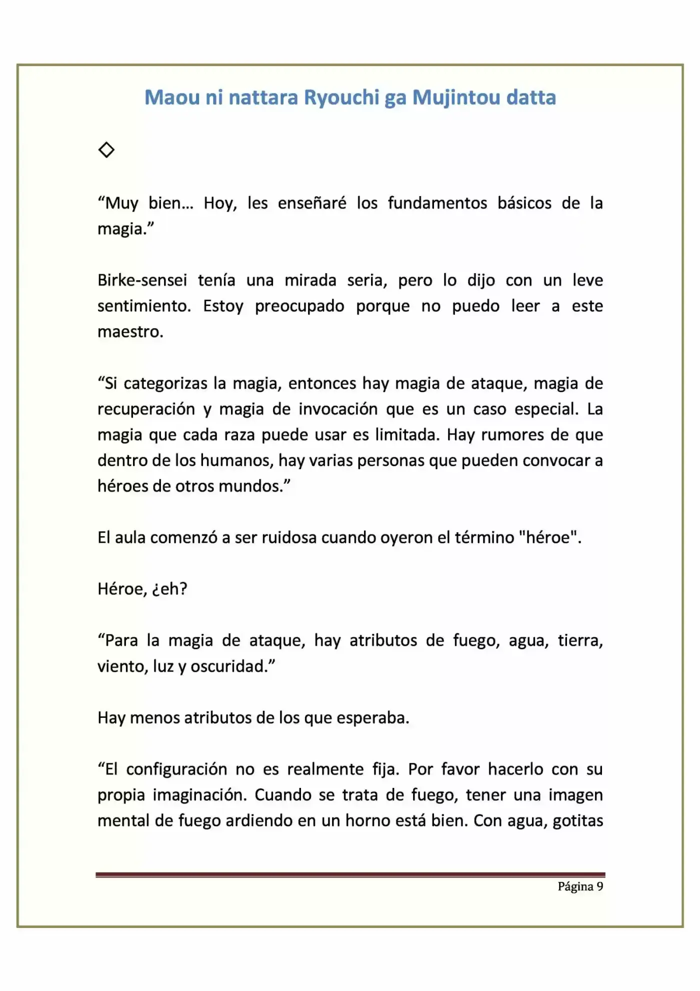 Maou Ni Nattara Ryouchi Ga Mujintou Datta (Novela) - Capítulo 2 - Página 9 - LectorTMOo