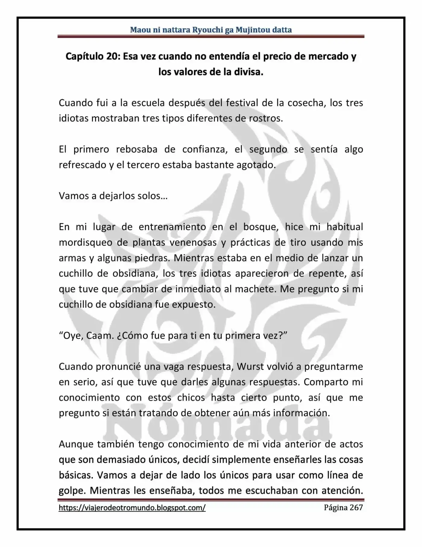 Maou Ni Nattara Ryouchi Ga Mujintou Datta (Novela) - Capítulo 20 - Página 1 - LectorTMOo