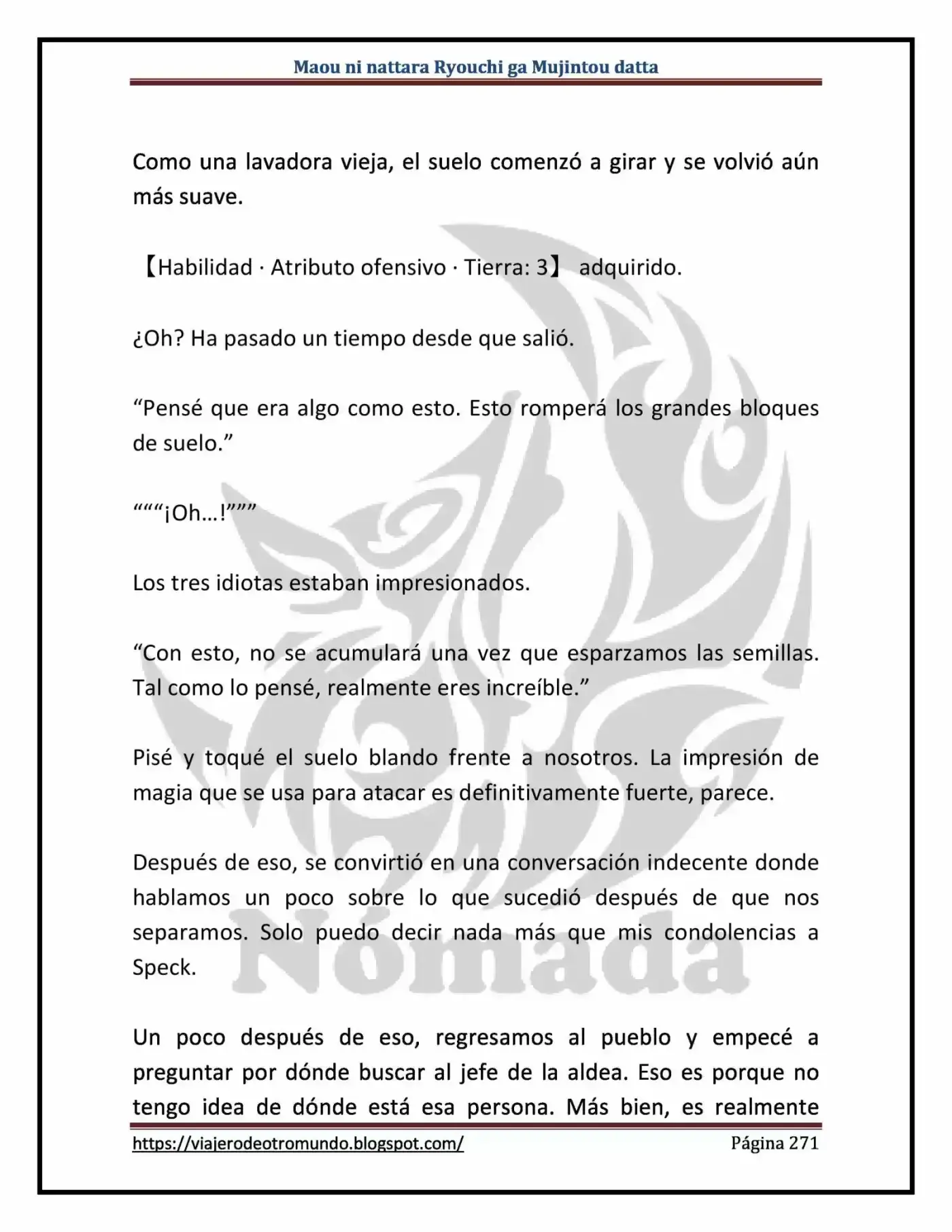 Maou Ni Nattara Ryouchi Ga Mujintou Datta (Novela) - Capítulo 20 - Página 5 - LectorTMOo