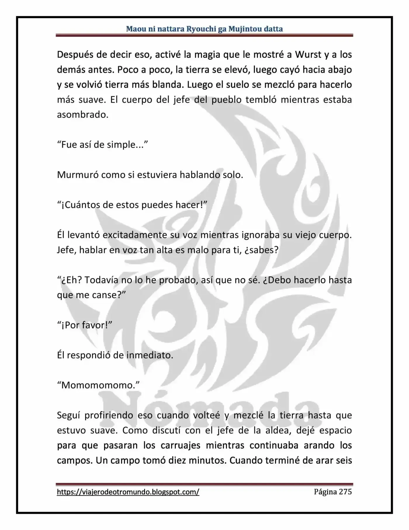Maou Ni Nattara Ryouchi Ga Mujintou Datta (Novela) - Capítulo 20 - Página 9 - LectorTMOo