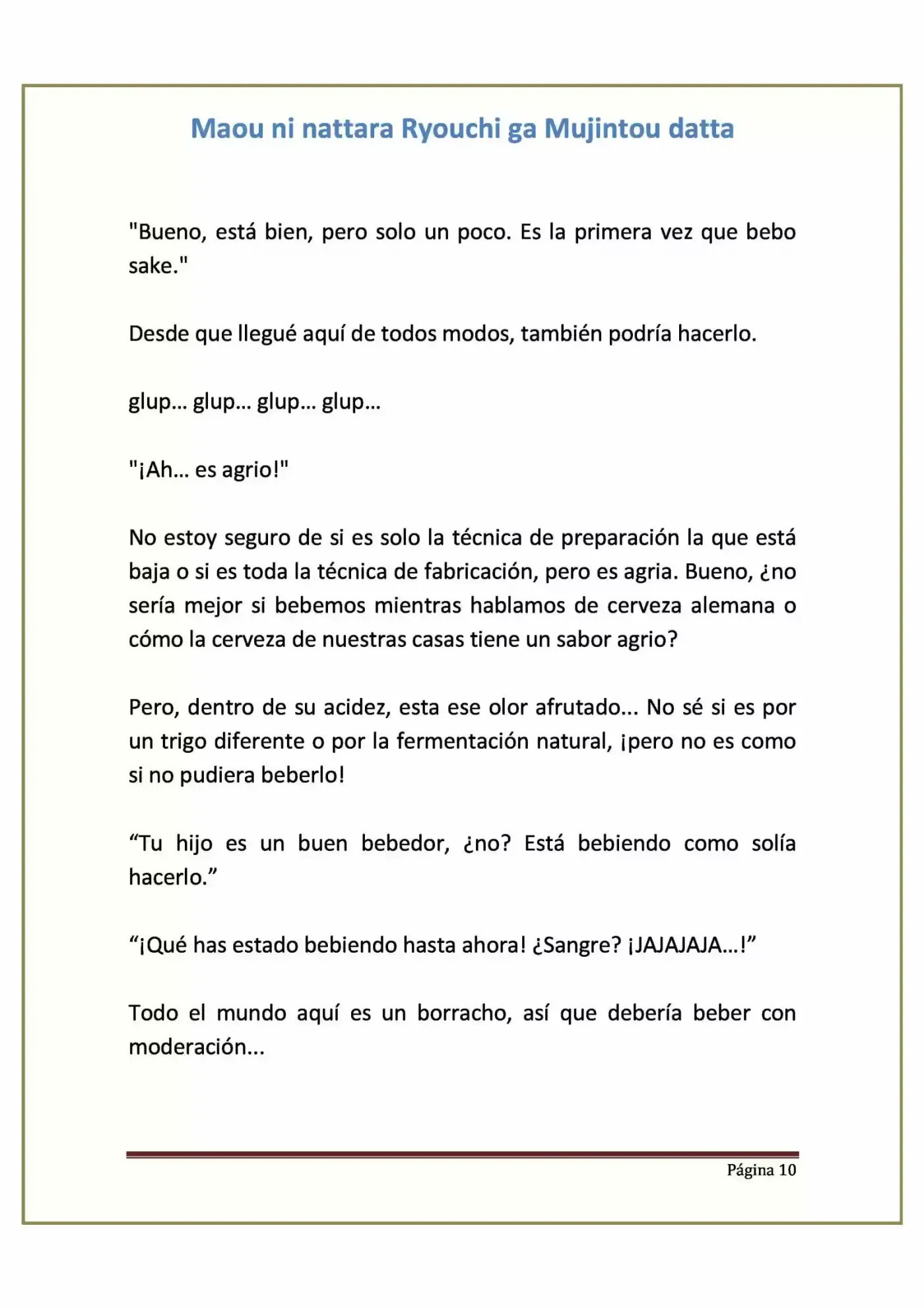 Maou Ni Nattara Ryouchi Ga Mujintou Datta (Novela) - Capítulo 6 - Página 10 - LectorTMOo