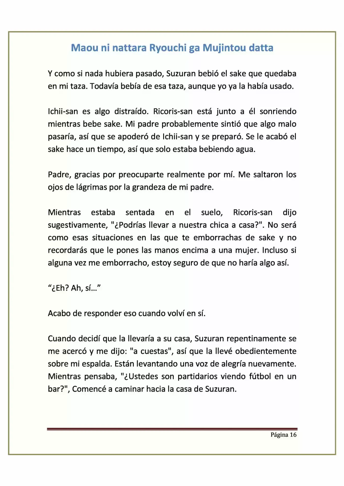 Maou Ni Nattara Ryouchi Ga Mujintou Datta (Novela) - Capítulo 6 - Página 16 - LectorTMOo