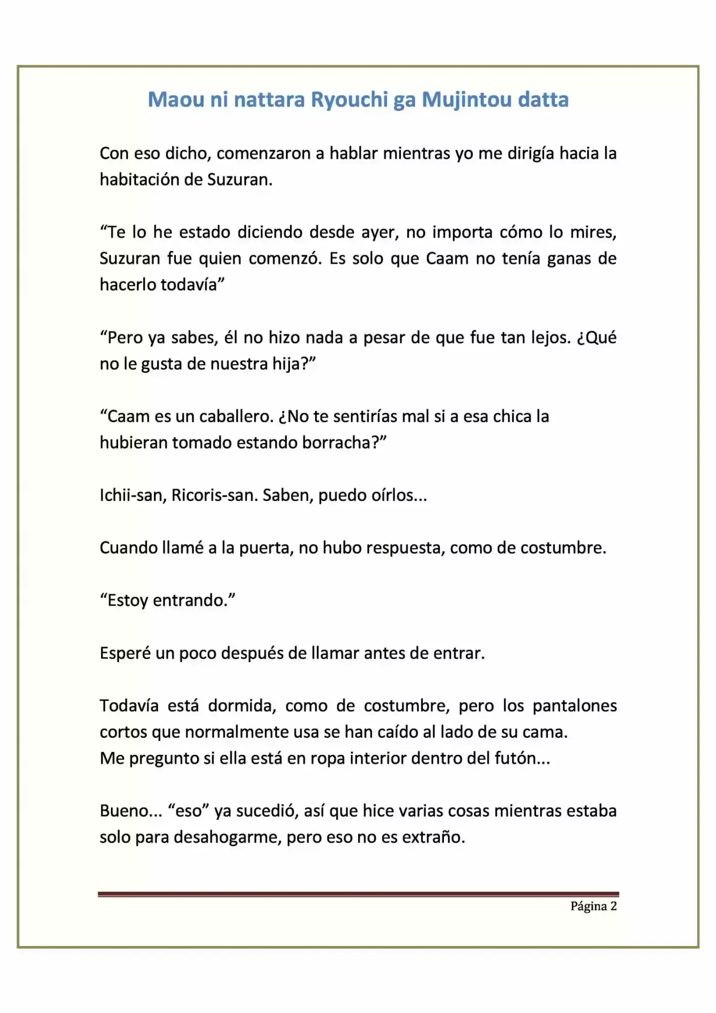 Maou Ni Nattara Ryouchi Ga Mujintou Datta (Novela) - Capítulo 7 - Página 2 - LectorTMOo