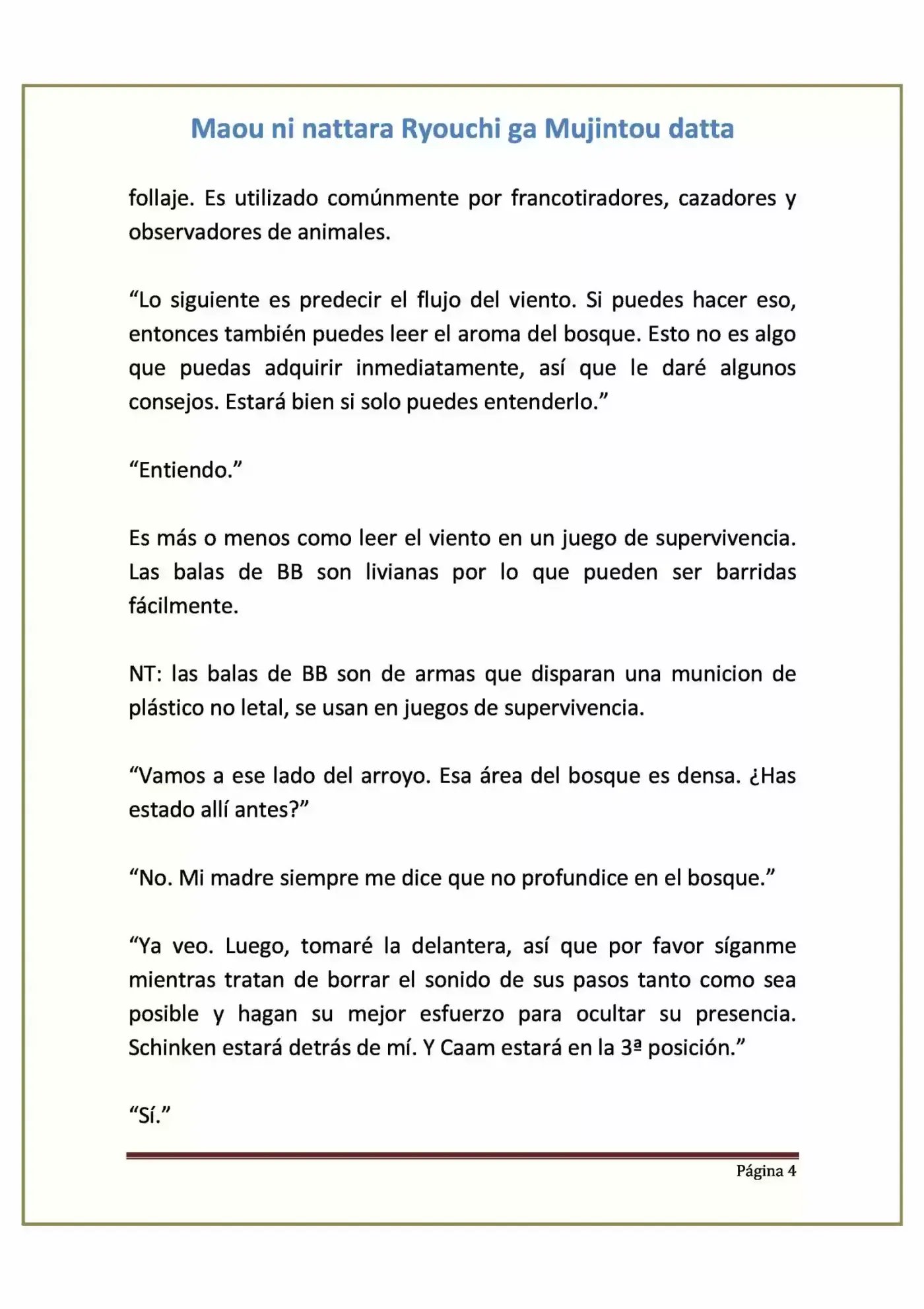 Maou Ni Nattara Ryouchi Ga Mujintou Datta (Novela) - Capítulo 8 - Página 4 - LectorTMOo