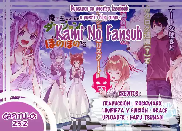 MAOU NI NATTE NODE, DUNGEON TSUKUTTE JINGAI MUSUME TO HONOBONO SURU - Capítulo 23.10 - Página 1 - LectorTMOo
