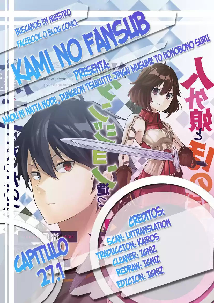 MAOU NI NATTE NODE, DUNGEON TSUKUTTE JINGAI MUSUME TO HONOBONO SURU - Capítulo 27.10 - Página 1 - LectorTMOo