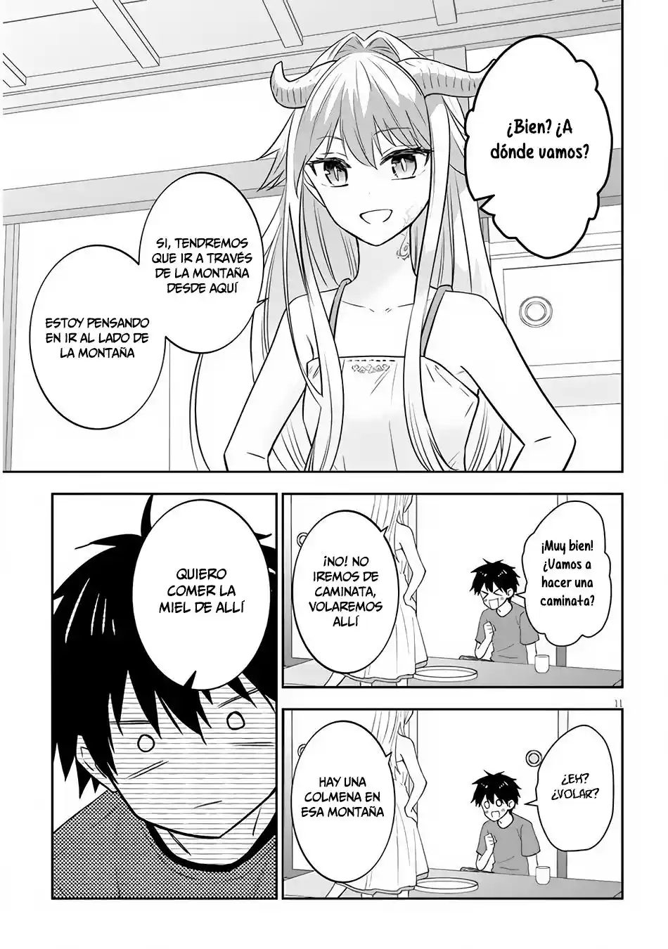 MAOU NI NATTE NODE, DUNGEON TSUKUTTE JINGAI MUSUME TO HONOBONO SURU - Capítulo 43 - Página 13 - LectorTMOo