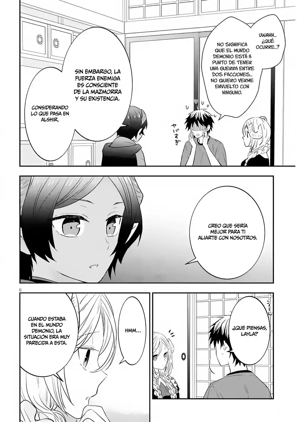 MAOU NI NATTE NODE, DUNGEON TSUKUTTE JINGAI MUSUME TO HONOBONO SURU - Capítulo 50.1 - Página 8 - LectorTMOo