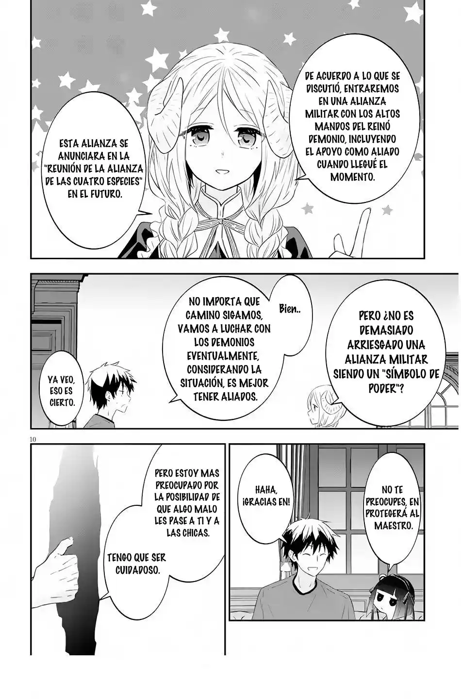 MAOU NI NATTE NODE, DUNGEON TSUKUTTE JINGAI MUSUME TO HONOBONO SURU - Capítulo 53.10 - Página 11 - LectorTMOo