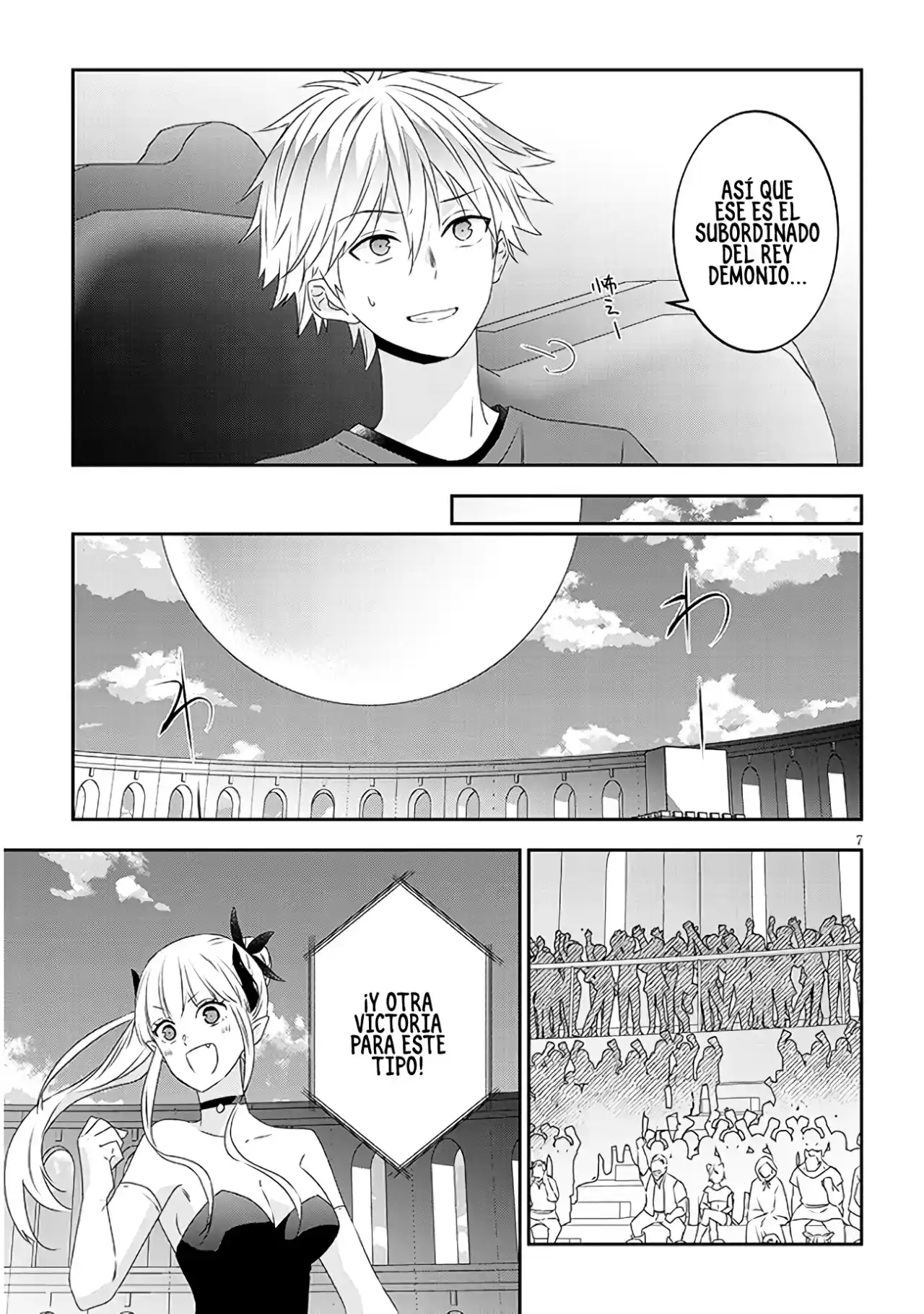 MAOU NI NATTE NODE, DUNGEON TSUKUTTE JINGAI MUSUME TO HONOBONO SURU - Capítulo 61.10 - Página 7 - LectorTMOo