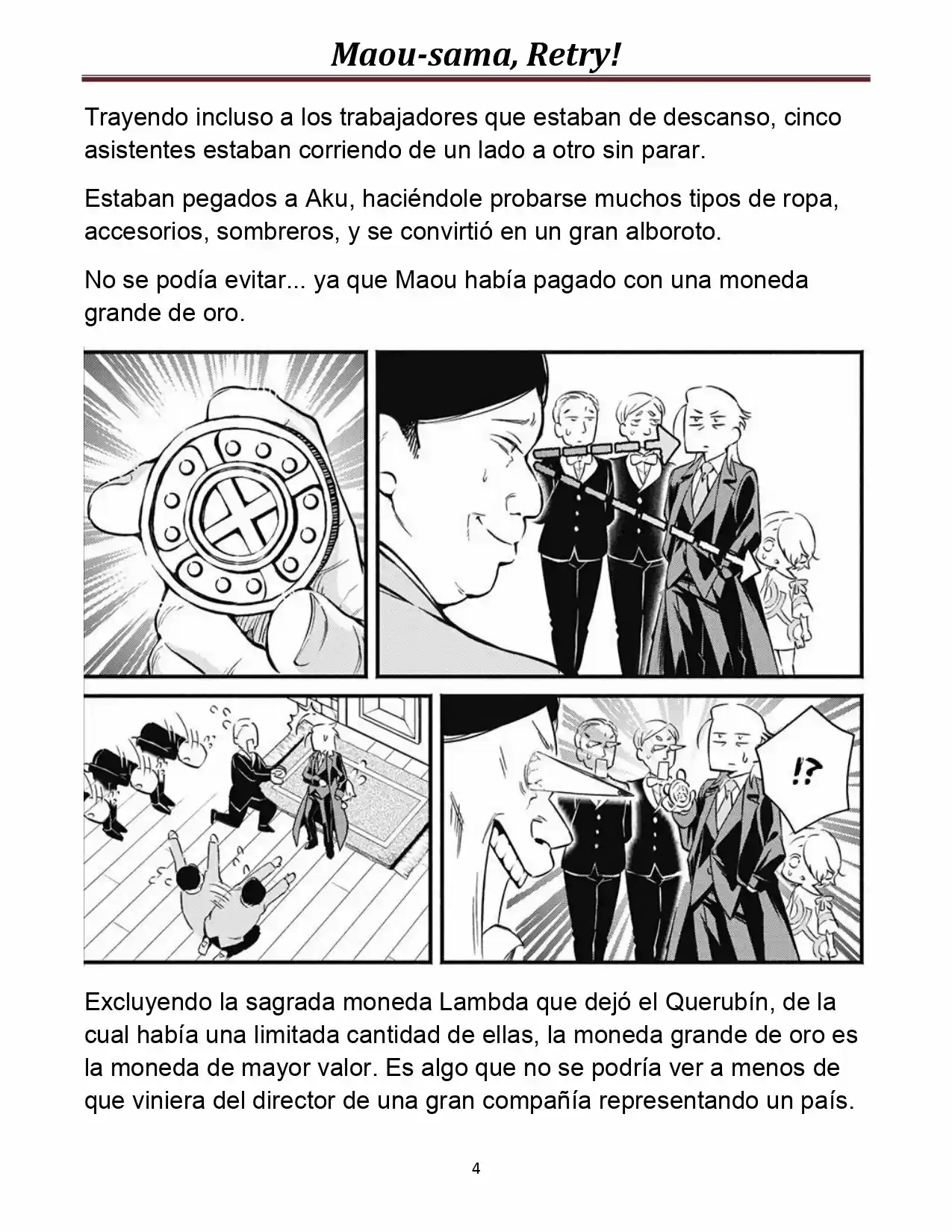 Maou-sama, Retry! (Novela) - Capítulo 10 - Página 4 - LectorTMOo
