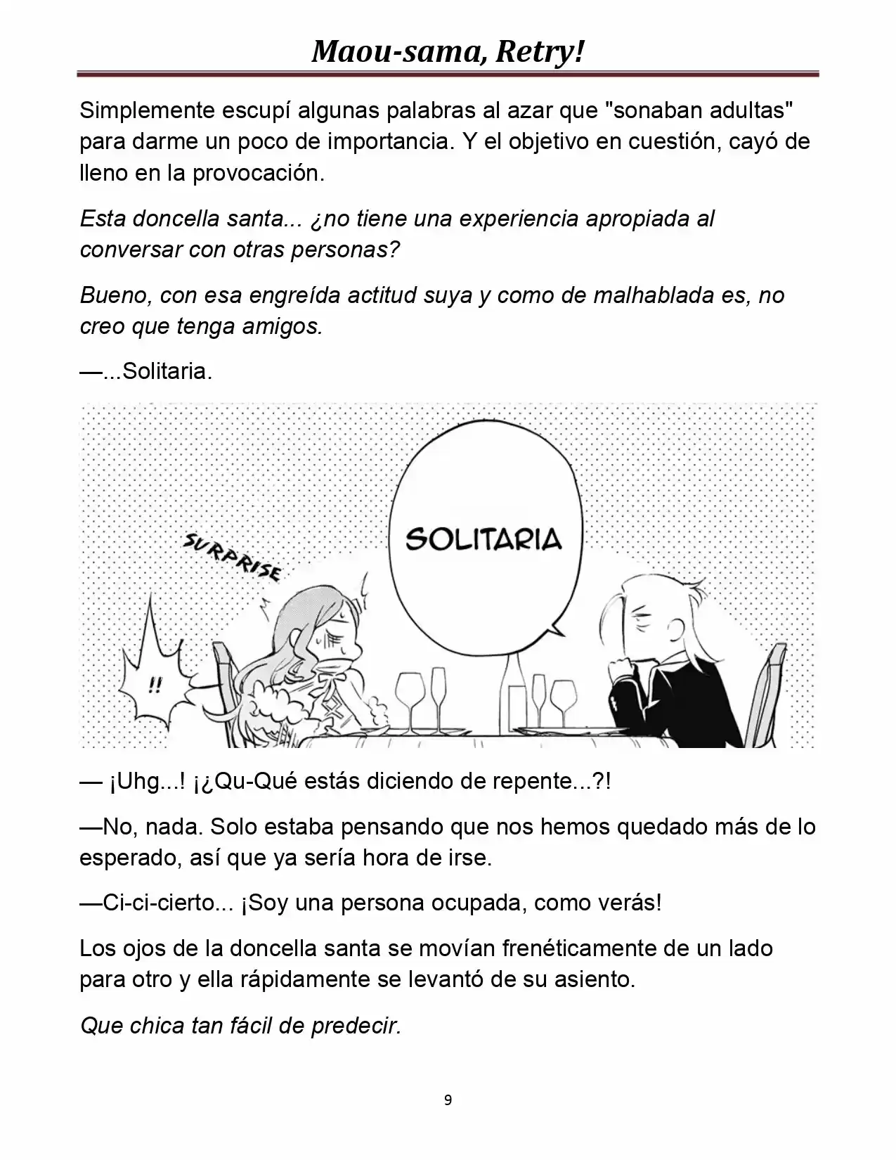 Maou-sama, Retry! (Novela) - Capítulo 11 - Página 11 - LectorTMOo