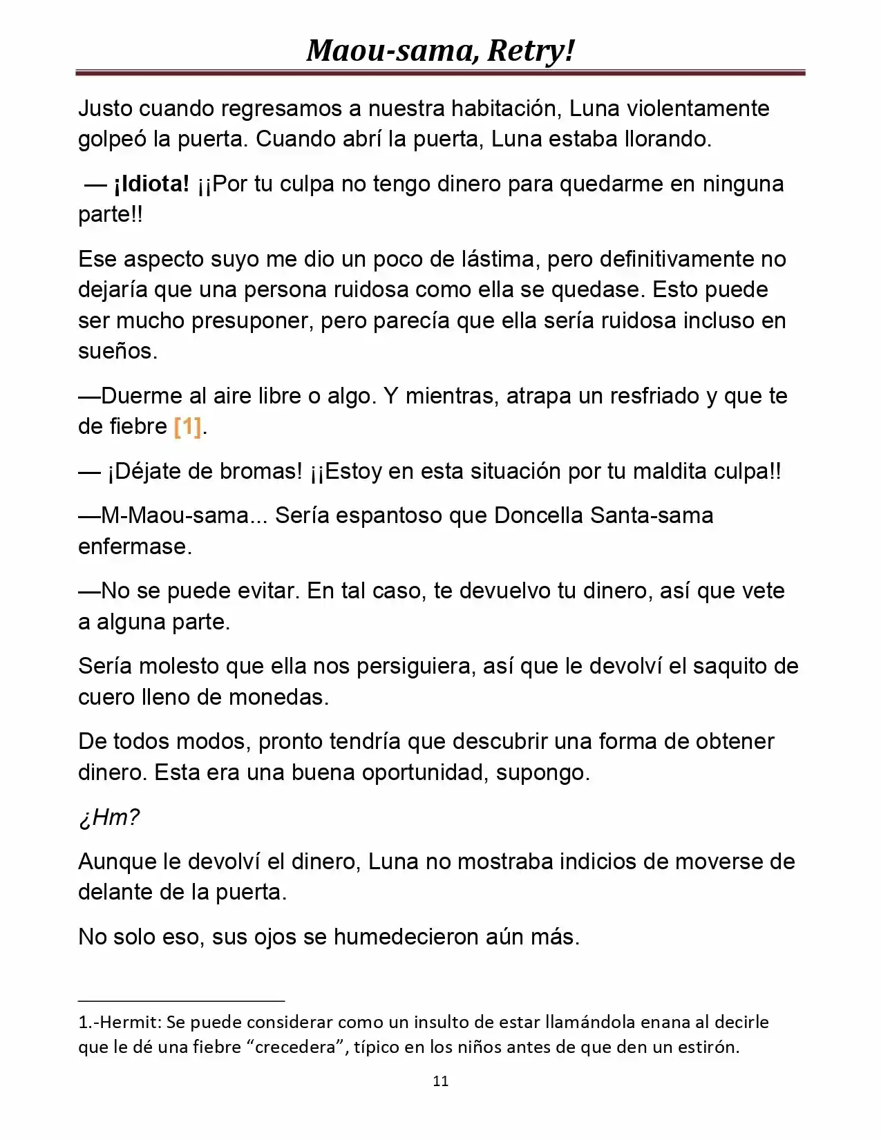 Maou-sama, Retry! (Novela) - Capítulo 11 - Página 16 - LectorTMOo