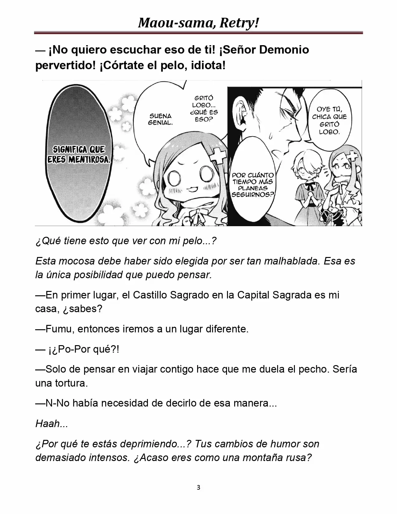Maou-sama, Retry! (Novela) - Capítulo 12 - Página 4 - LectorTMOo