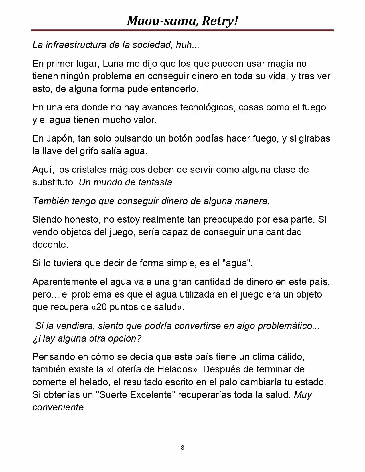 Maou-sama, Retry! (Novela) - Capítulo 12 - Página 9 - LectorTMOo