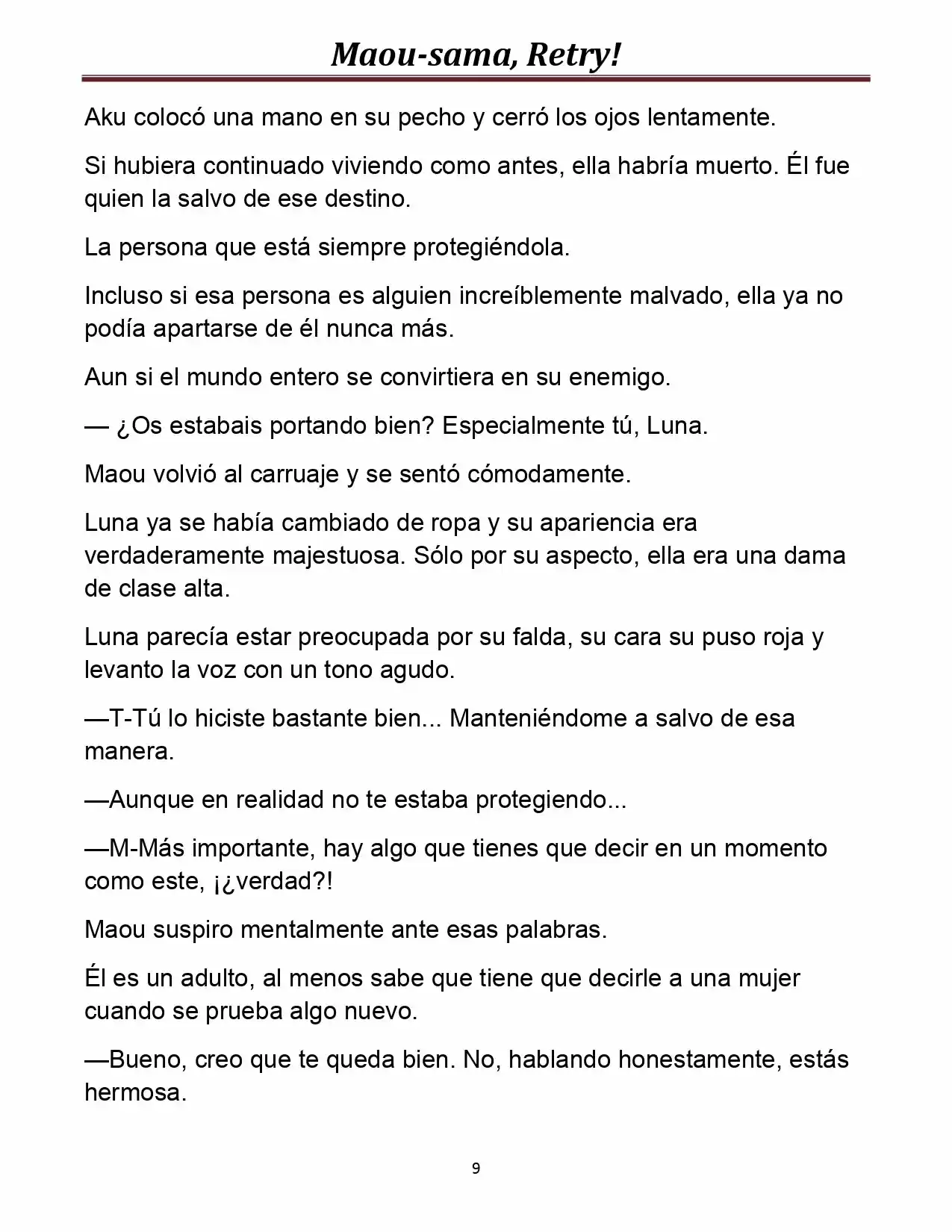 Maou-sama, Retry! (Novela) - Capítulo 17 - Página 9 - LectorTMOo