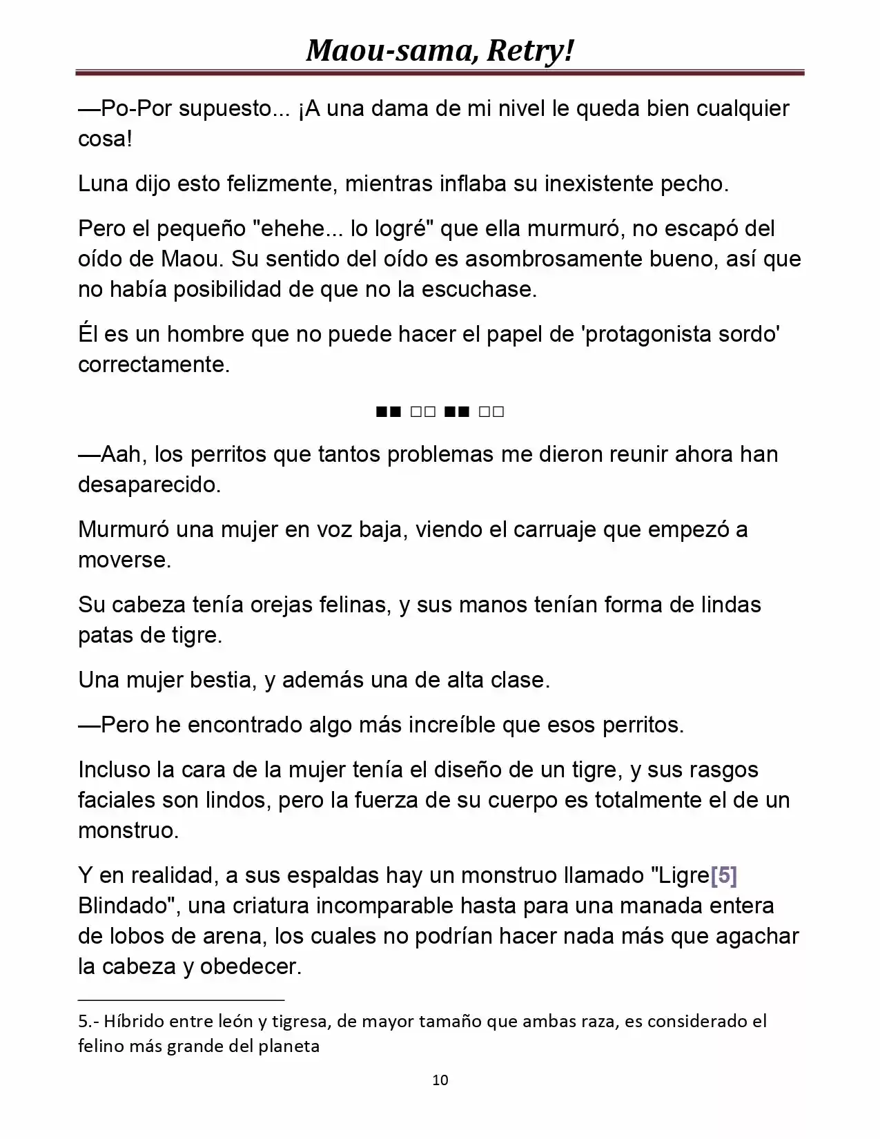 Maou-sama, Retry! (Novela) - Capítulo 17 - Página 10 - LectorTMOo